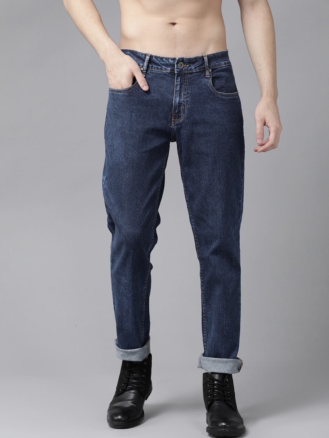 

Roadster Men Blue Slim Fit Mid-Rise Clean Look Stretchable Jeans