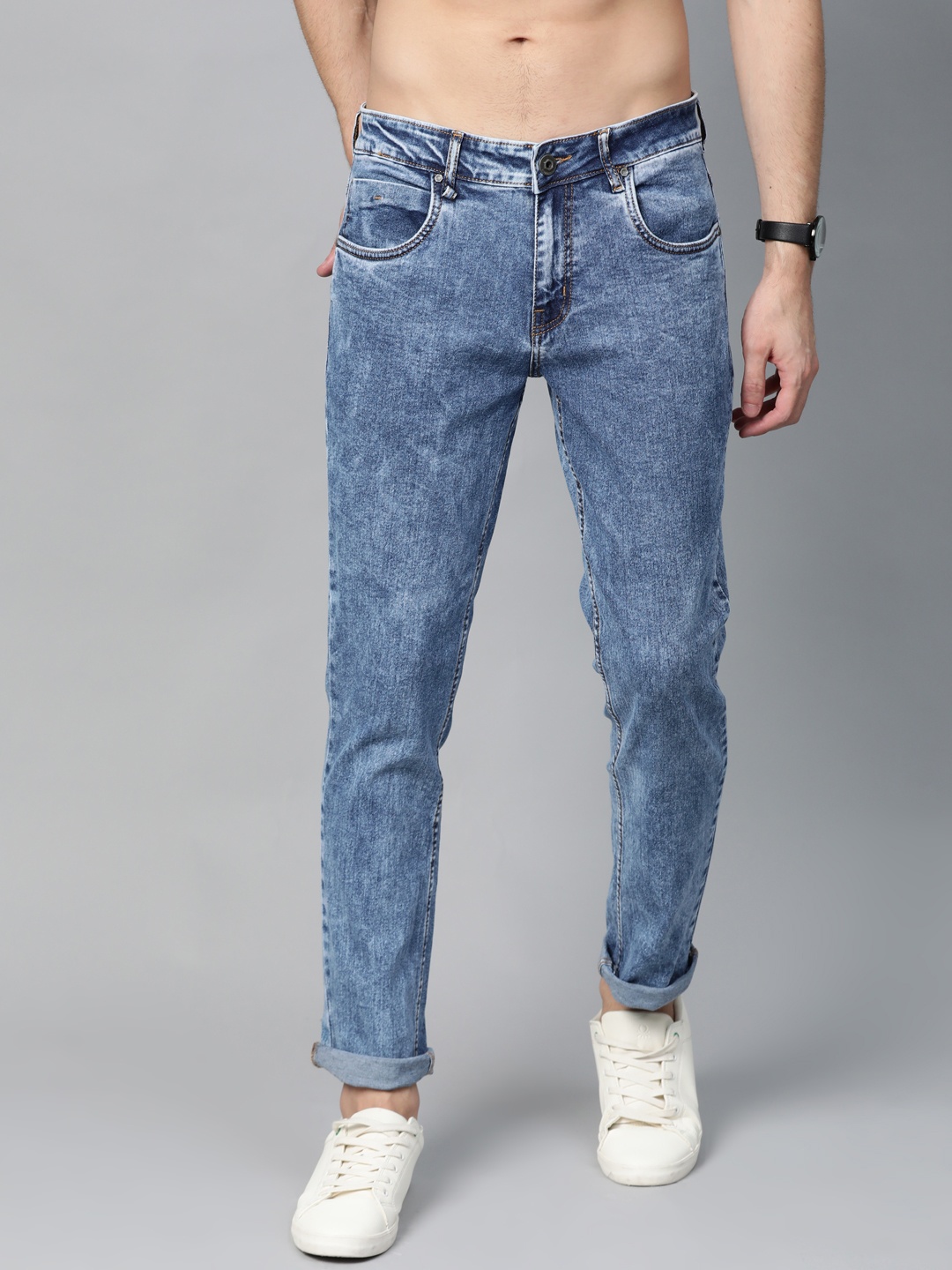 

Roadster Men Blue Slim Fit Mid-Rise Clean Look Stretchable Jeans