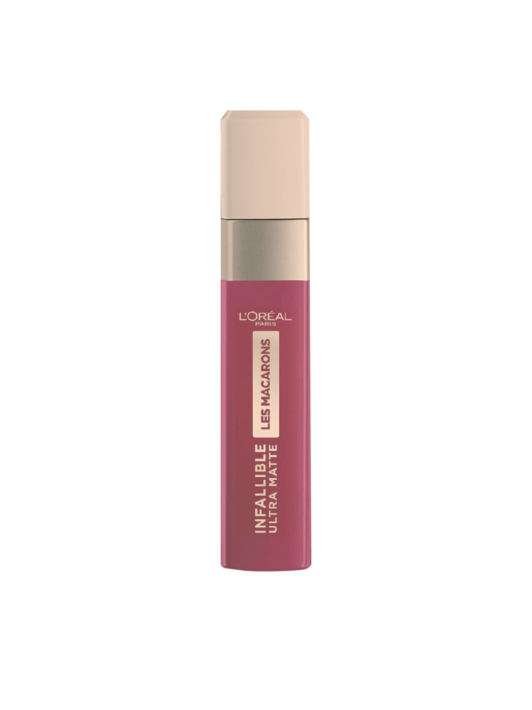 

LOreal Paris Infallible Ultra Matte Les Macarons Liquid Lipstick Berry Cherie 838 5 ml, Pink