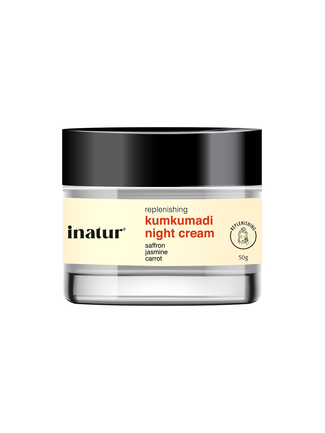 

Inatur Kumkumadi Night Cream 50g, Orange