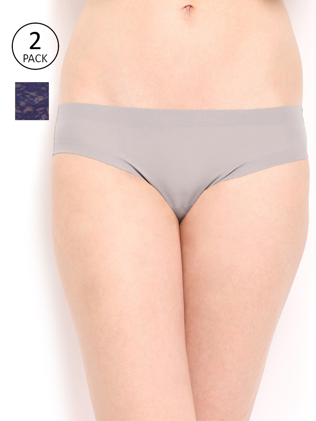 

Amante Women Pack of 2 Briefs, Navy blue