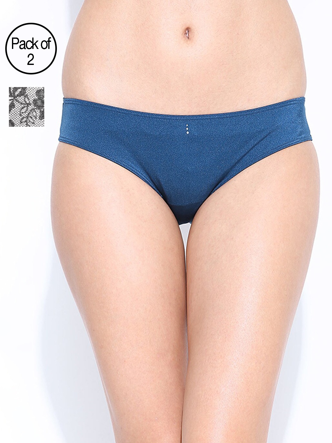 

Amante Women Pack of 2 Bikini Briefs, Black