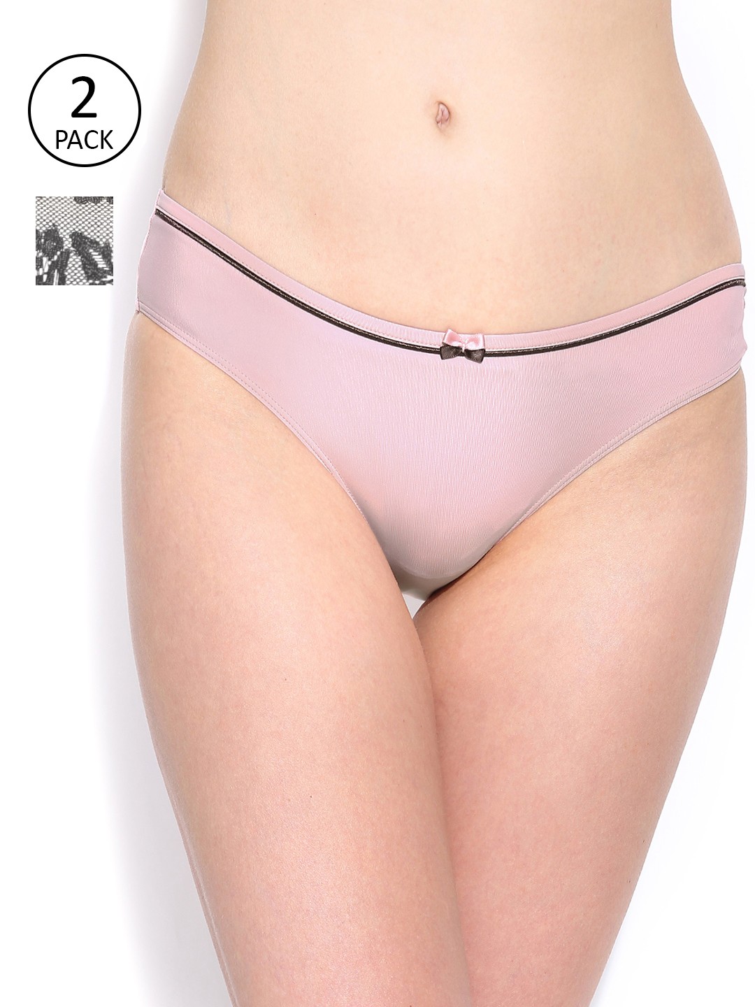 

Amante Women Pack of 2 Bikini Briefs, Pink