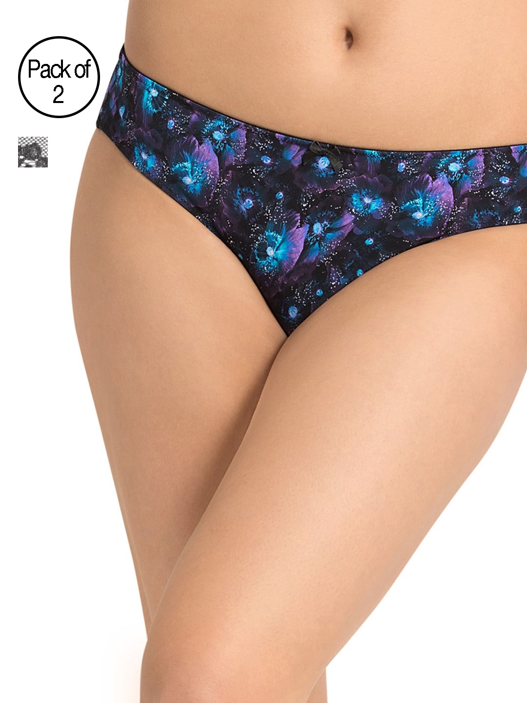 

Amante Women Pack of 2 Bikini Briefs, Blue