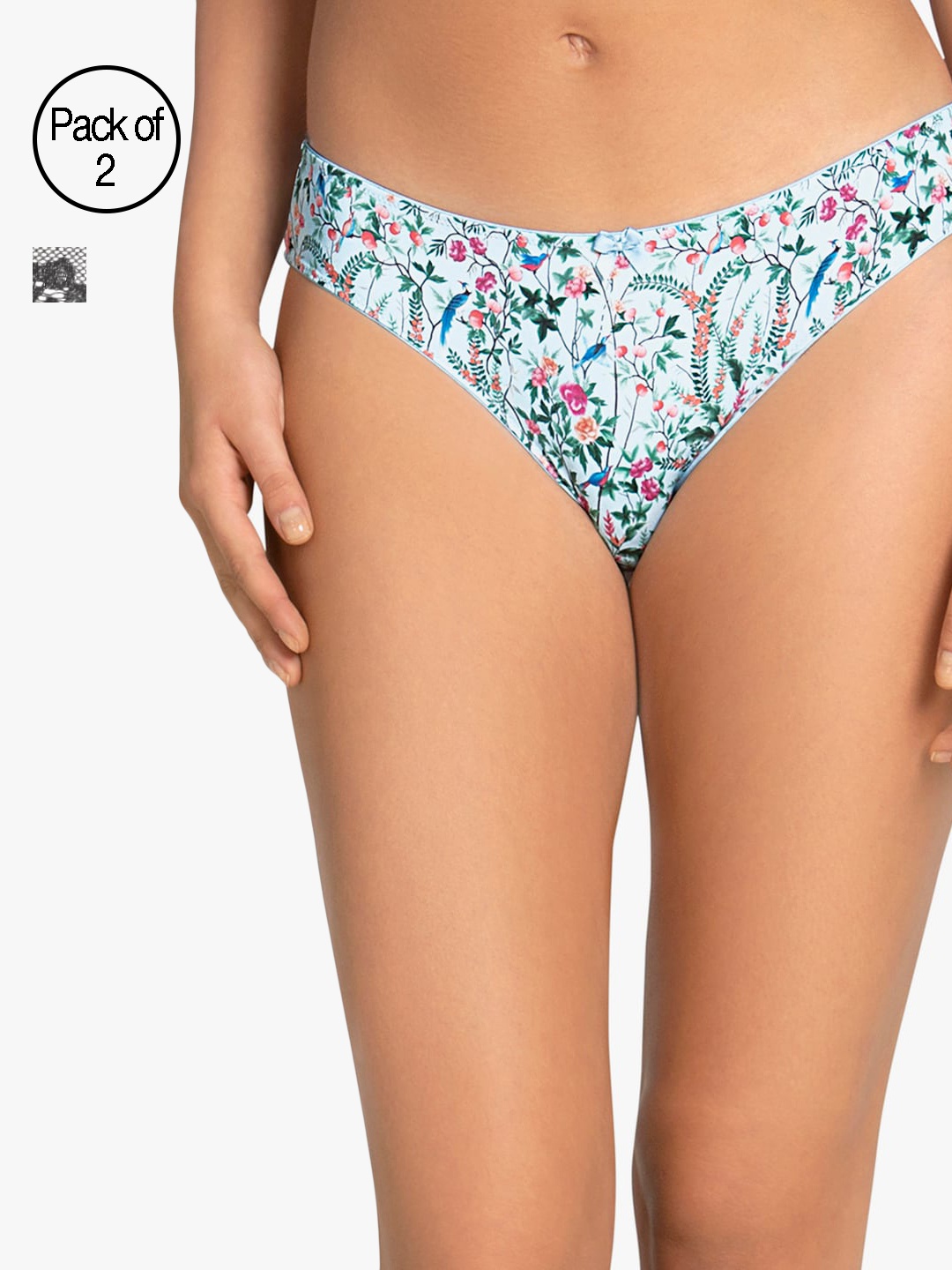 

Amante Women Pack of 2 Bikini Briefs, Blue