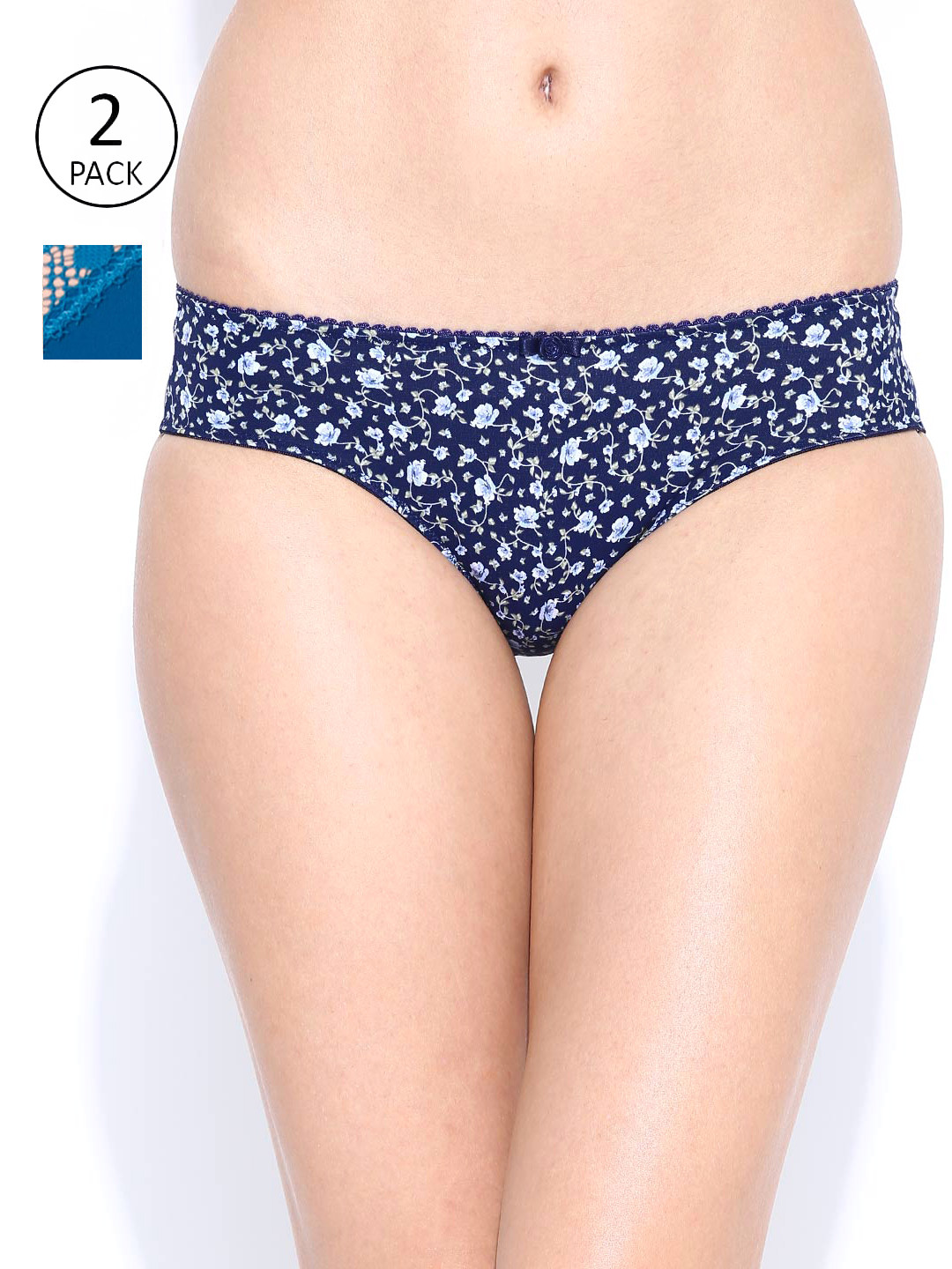 

Amante Women Pack of 2 Briefs, Blue
