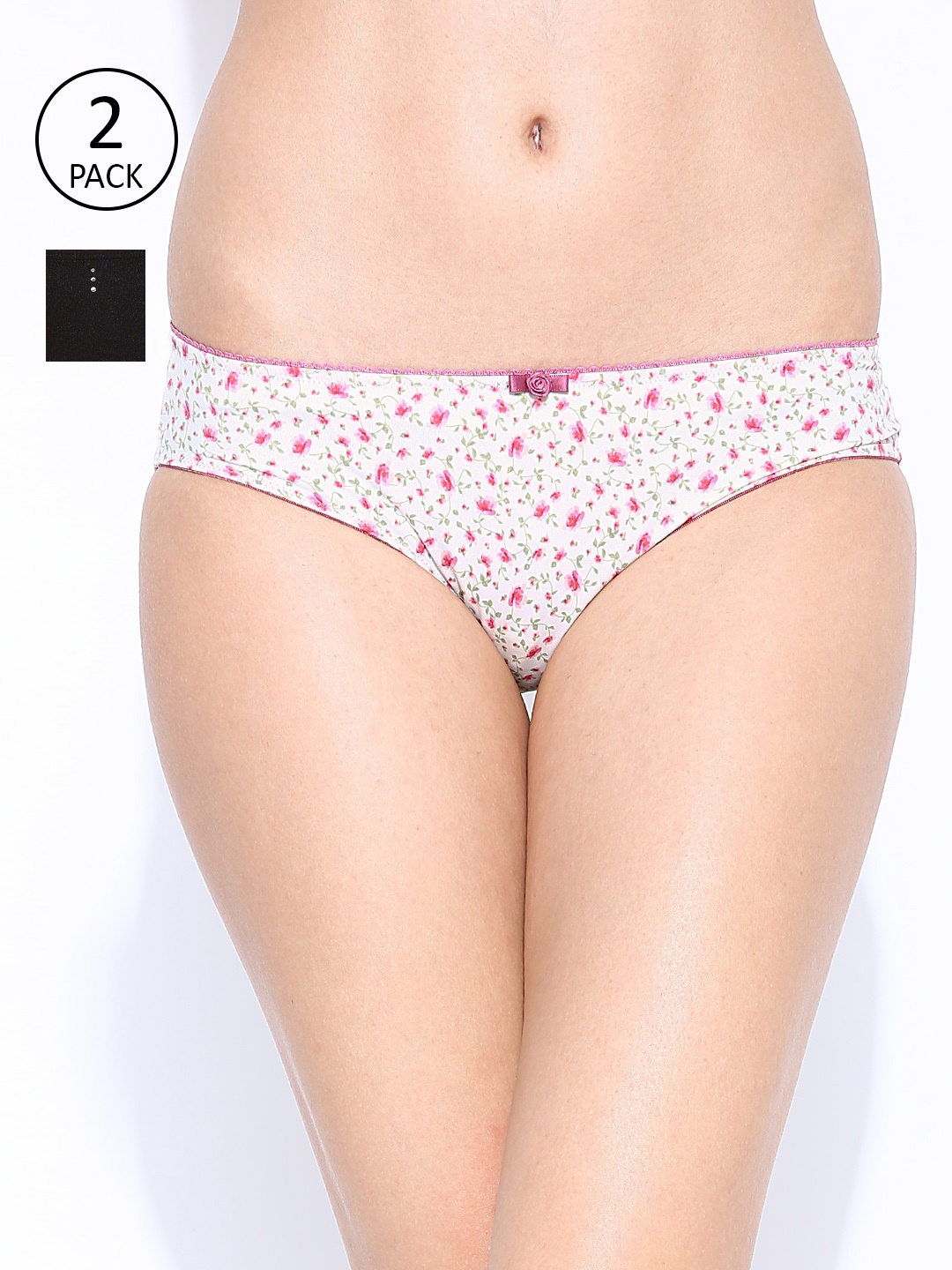 

Amante Women Pack of 2 Briefs, Black