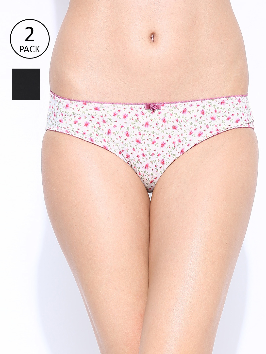 

Amante Women Pack of 2 Briefs, Black