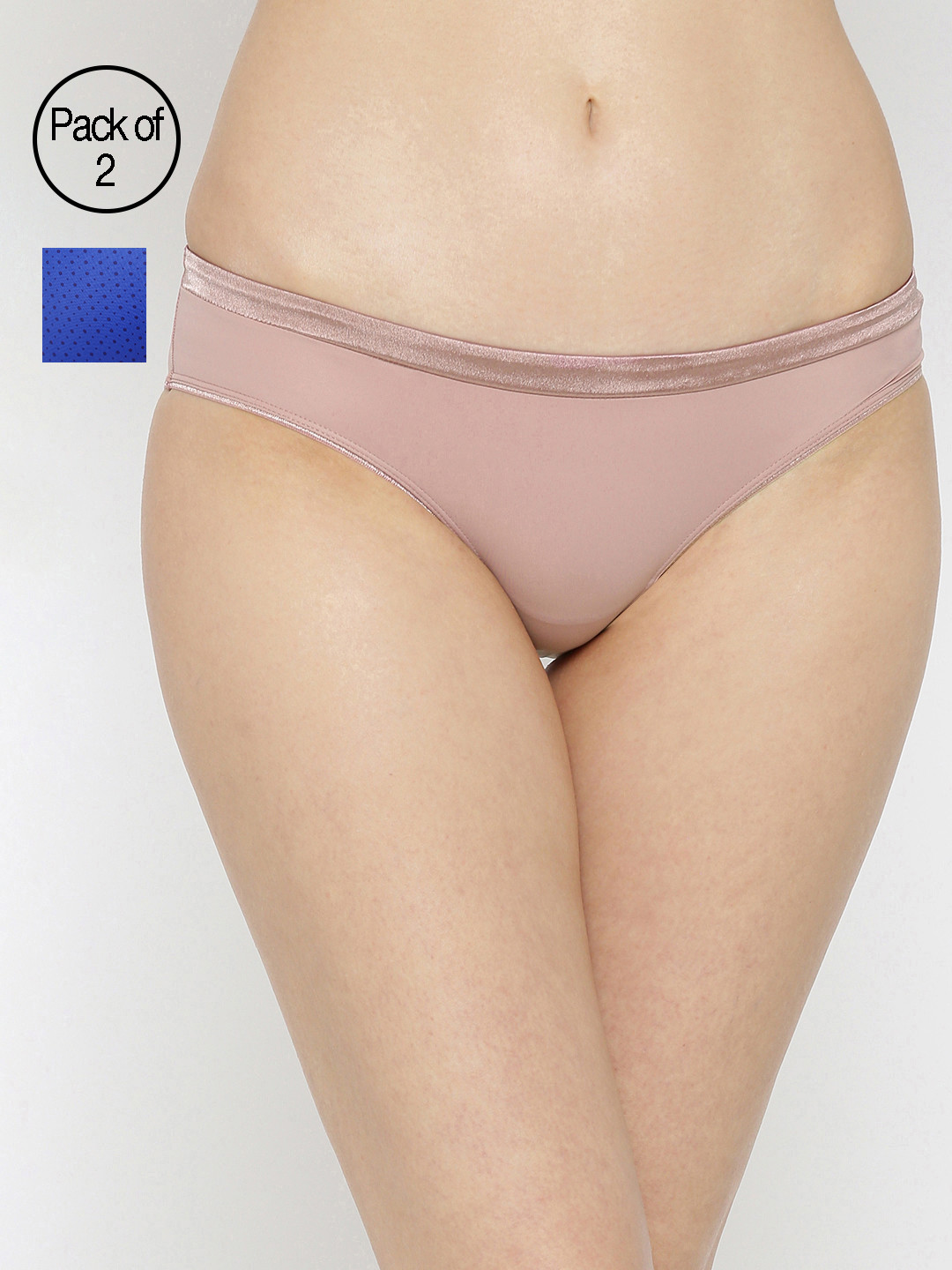 

Amante Women Pack of 2 Bikini Briefs, Pink
