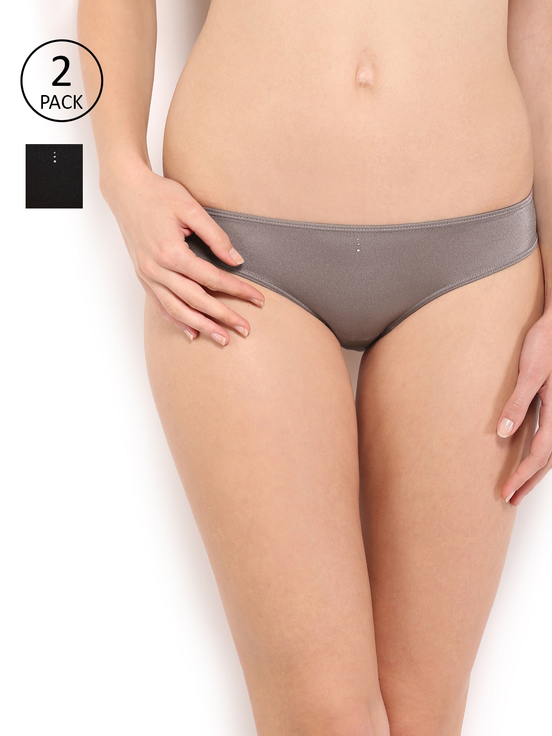 

Amante Women Pack of 2 Briefs, Taupe