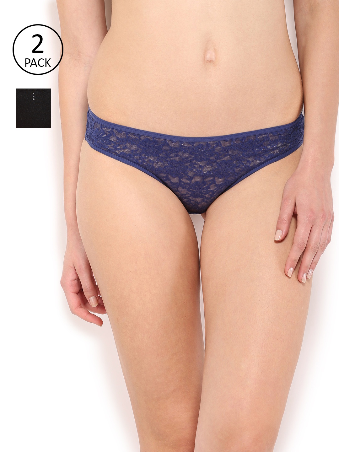 

Amante Women Pack of 2 Briefs, Black