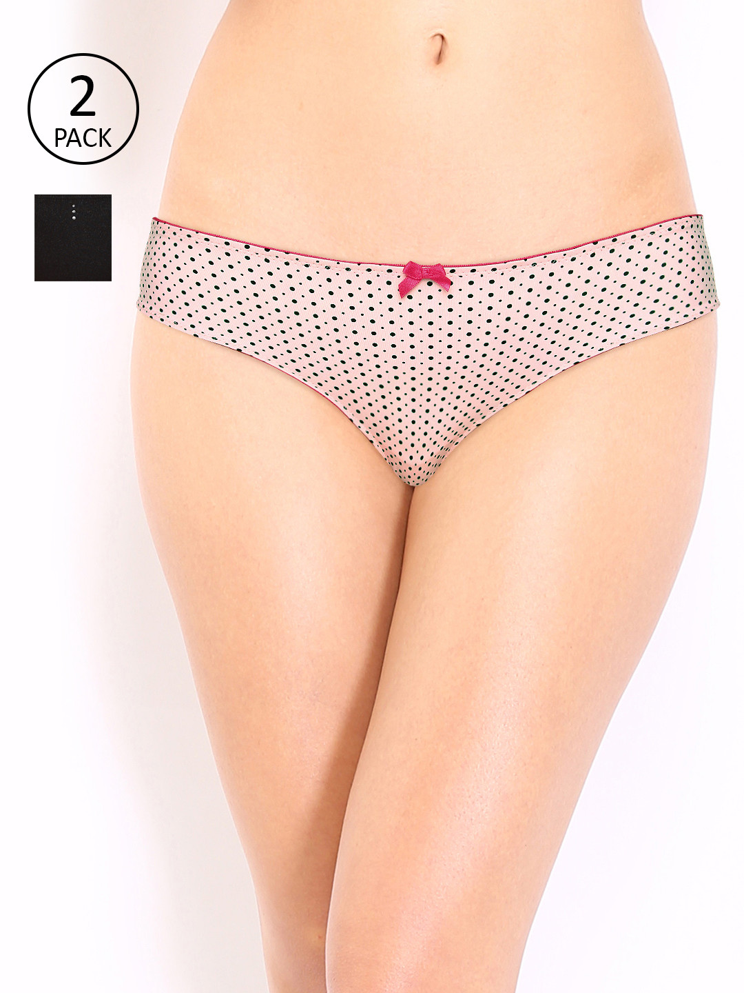 

Amante Women Pack of 2 Briefs, Black