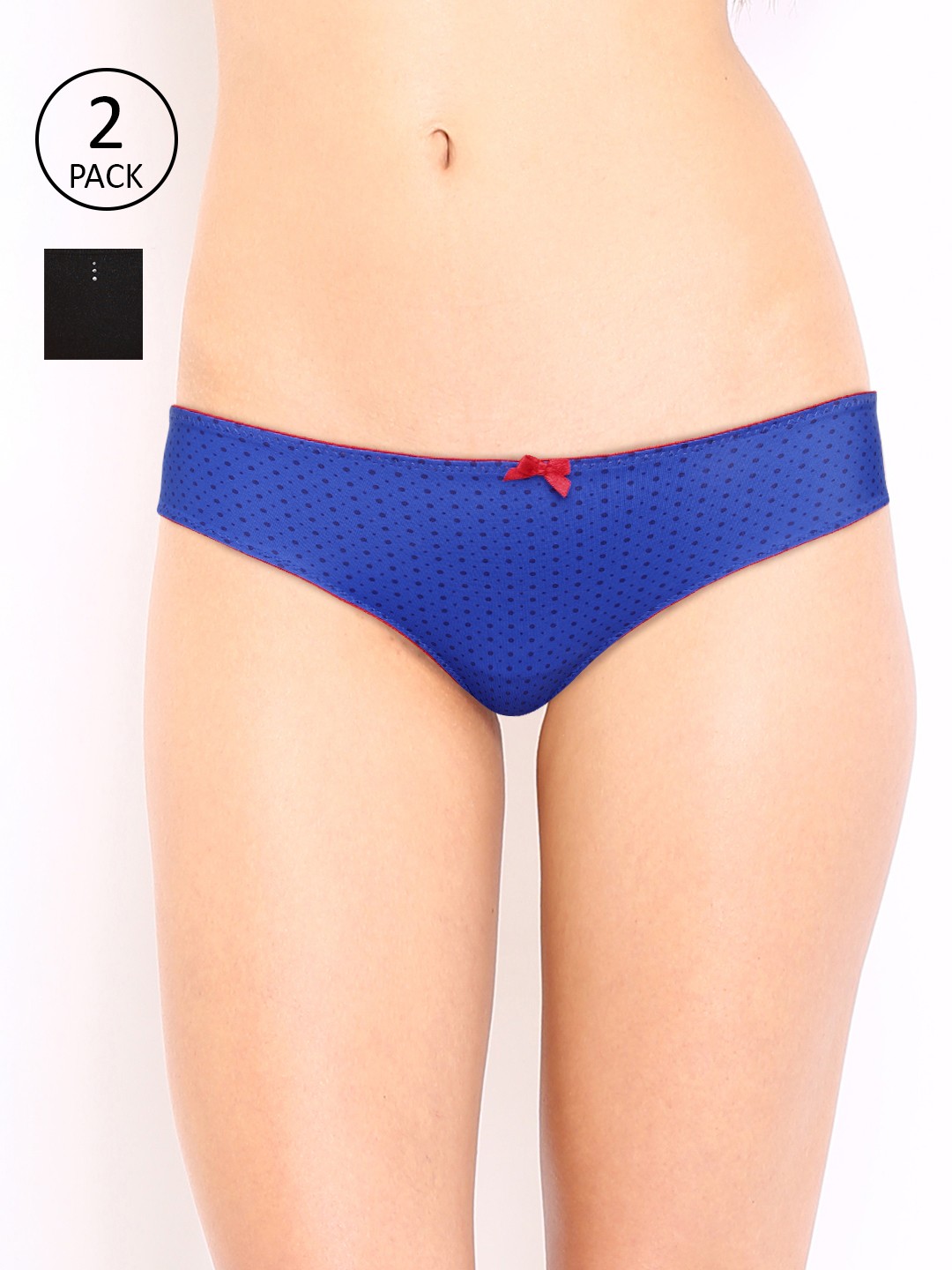 

Amante Women Pack of 2 Briefs, Black
