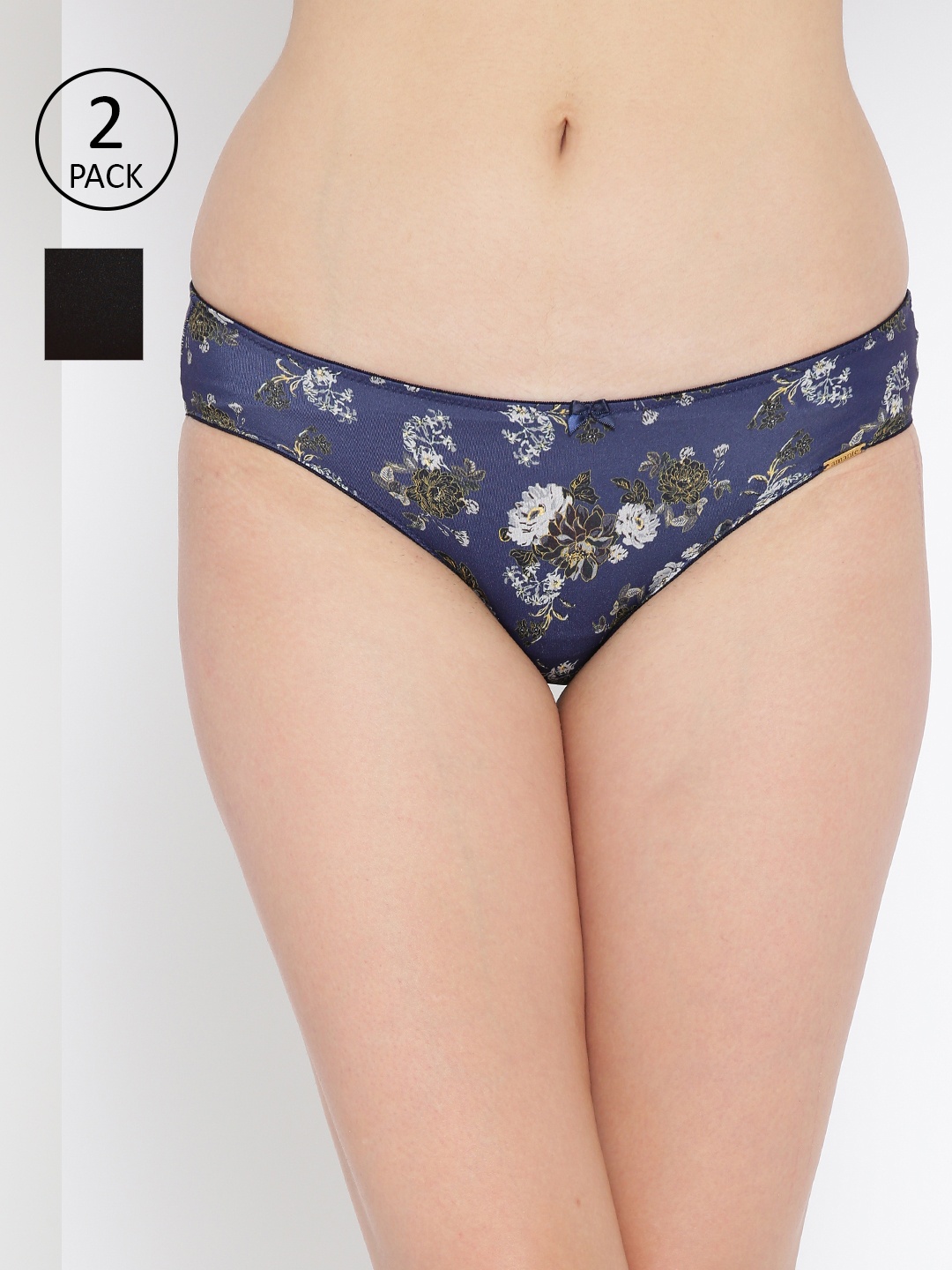 

Amante Women Pack of 2 Bikini Briefs, Black