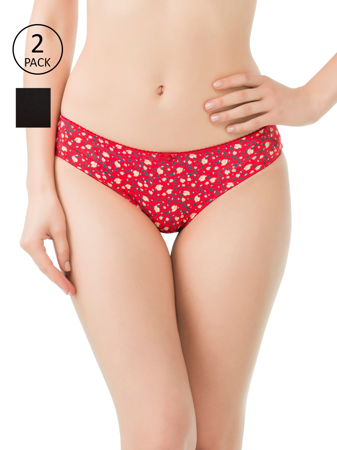 

Amante Women Pack of 2 Briefs, Black