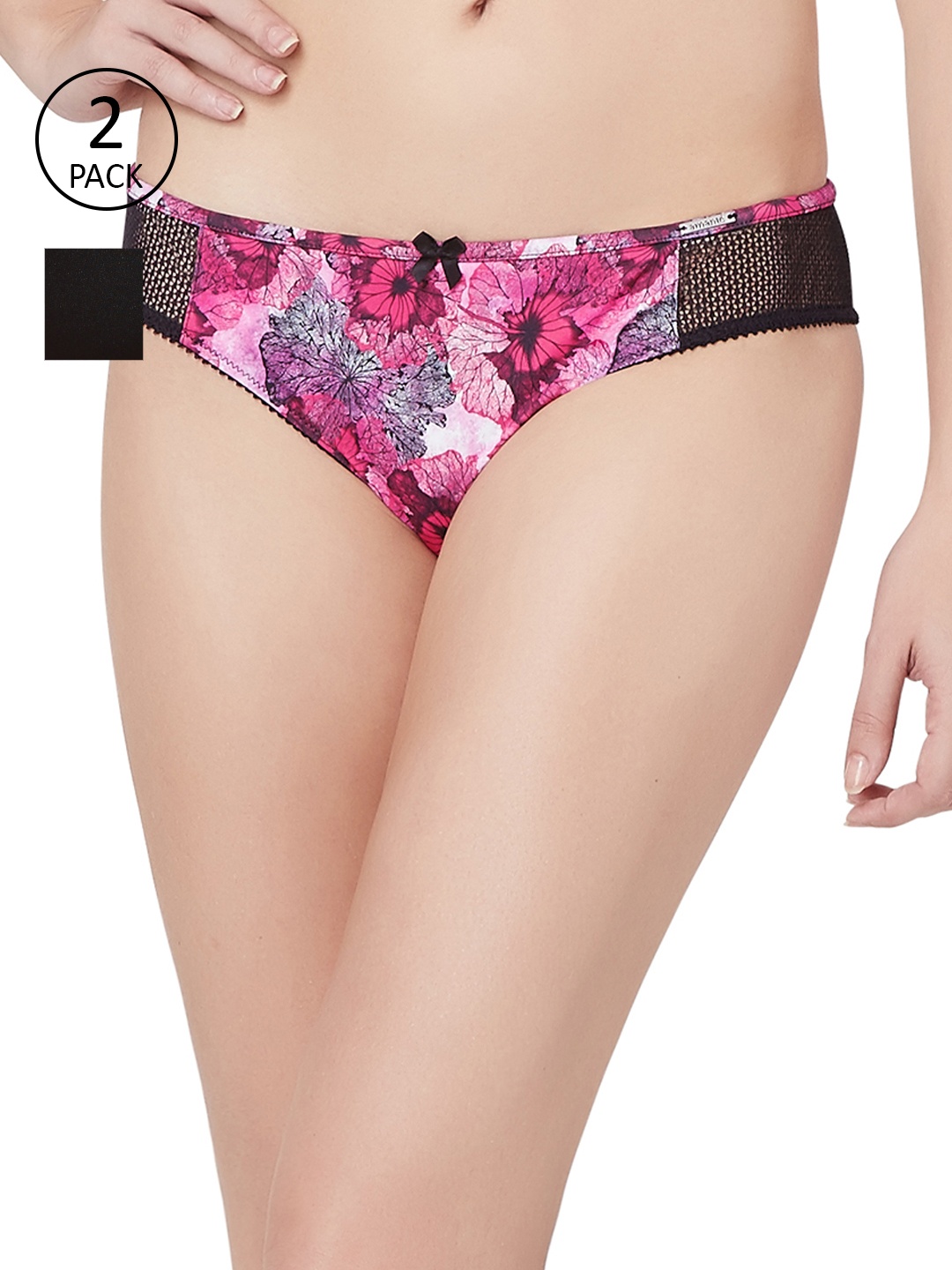 

Amante Women Pack of 2 Briefs, Black