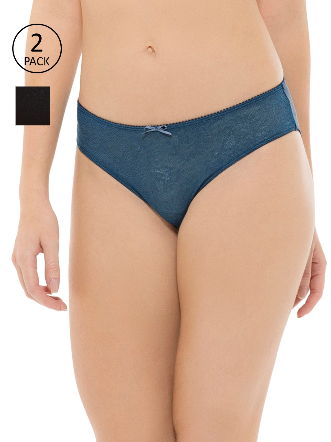 

Amante Women Pack of 2 Briefs, Black
