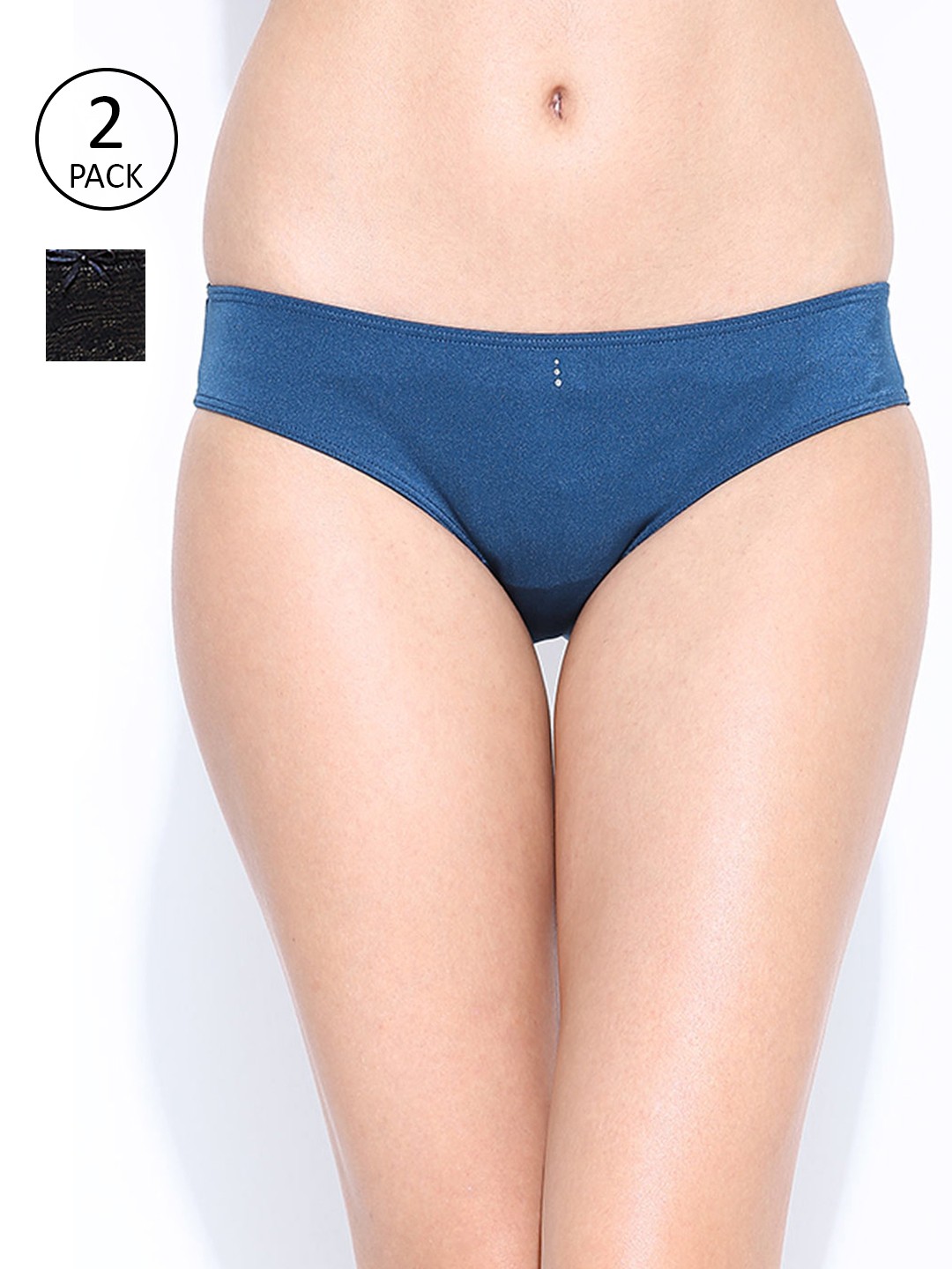 

Amante Women Pack of 2 Bikini Briefs, Blue