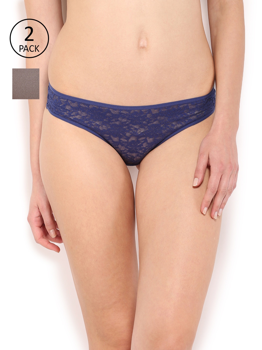 

Amante Women Pack of 2 Bikini Briefs, Blue