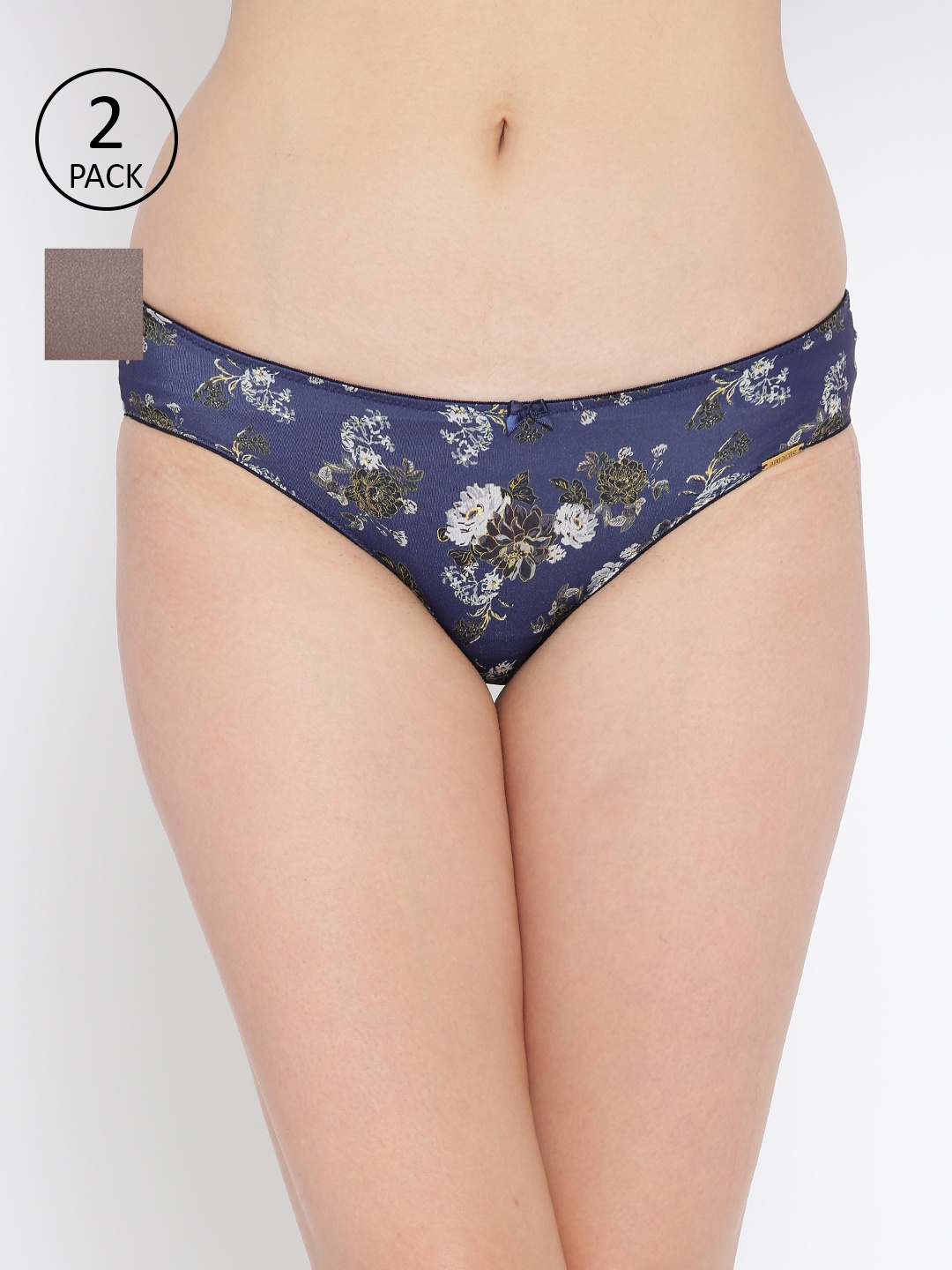 

Amante Women Pack Of 2 Bikini Briefs, Taupe