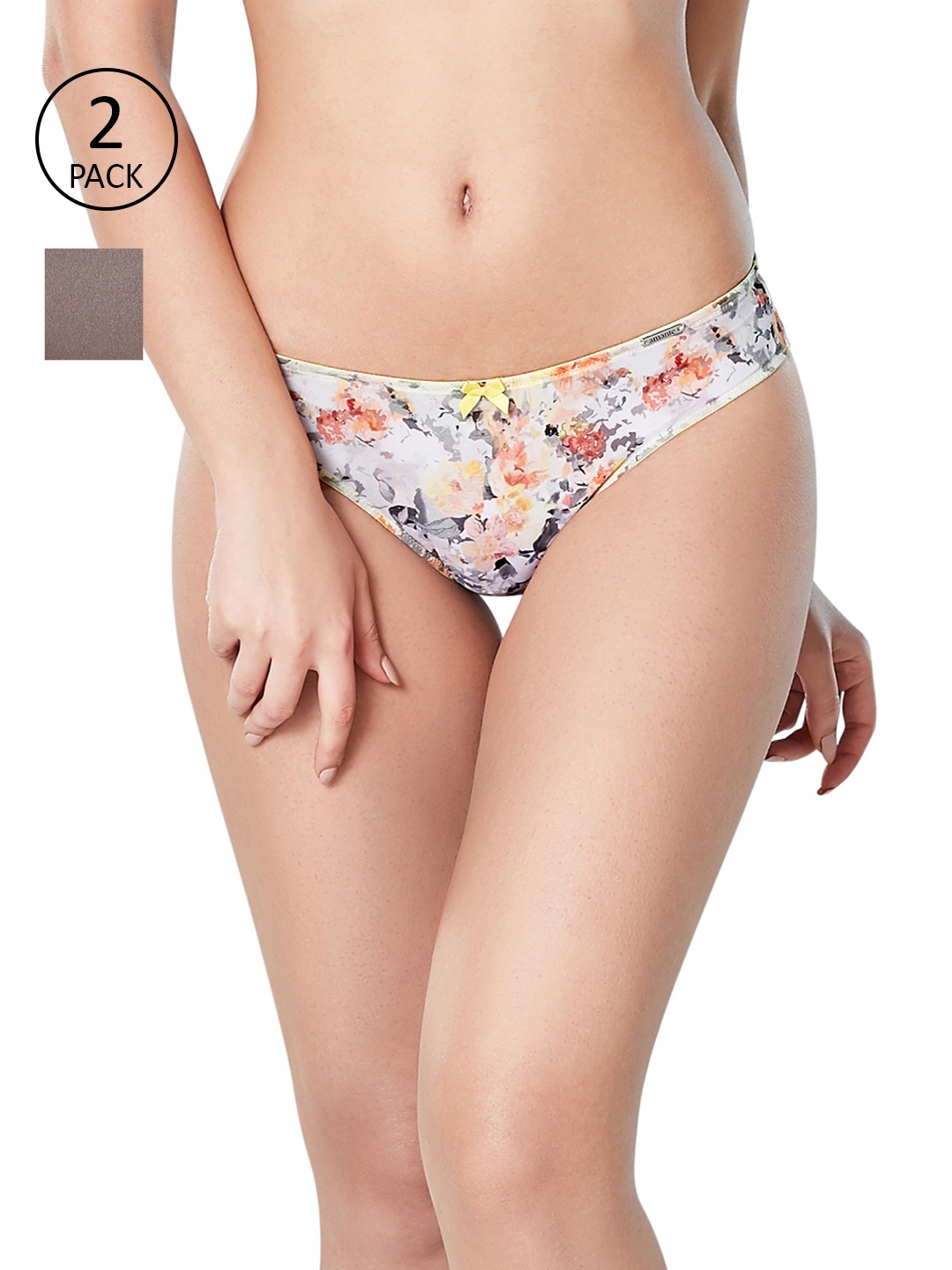 

Amante Women Pack Of 2 Briefs, Taupe