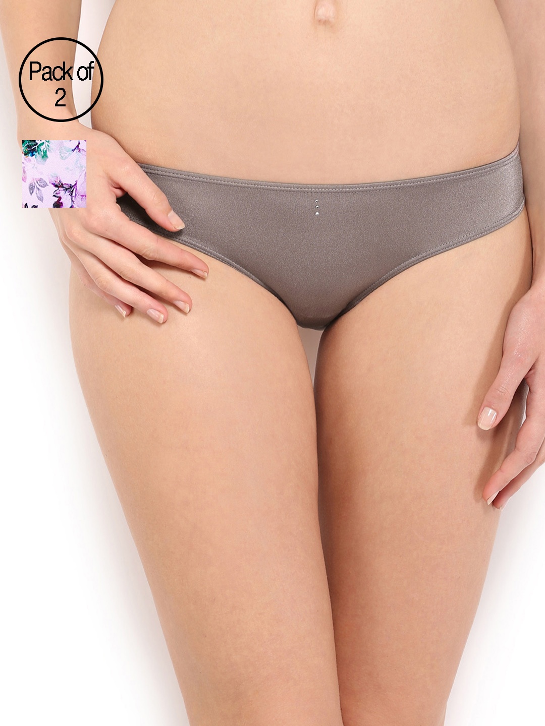 

Amante Women Pack Of 2 Bikini Briefs, Taupe
