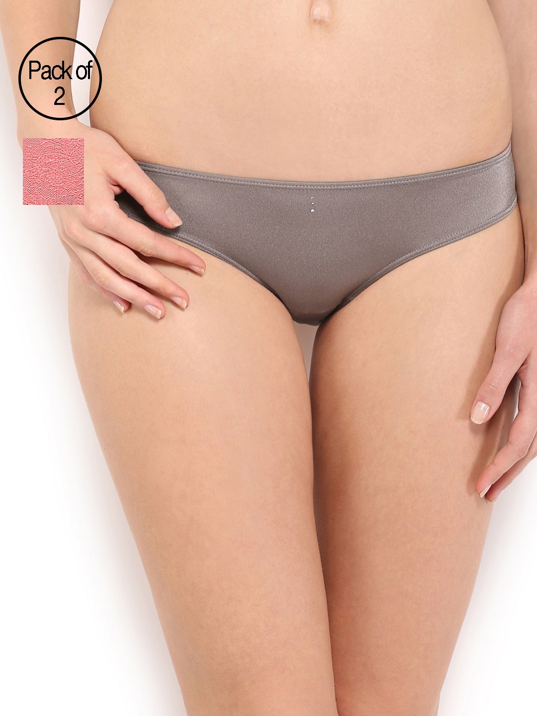 

Amante Women Pack Of 2 Bikini Briefs, Taupe