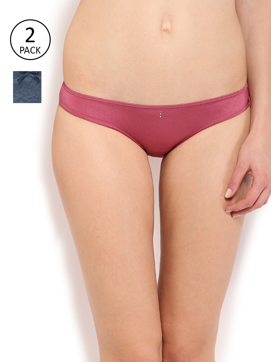 

Amante Women Pack of 2 Bikini Briefs, Teal