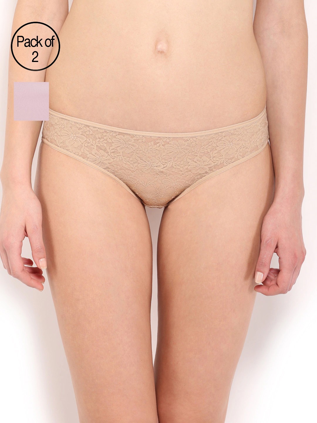 

Amante Women Pack of 2 Briefs, Nude