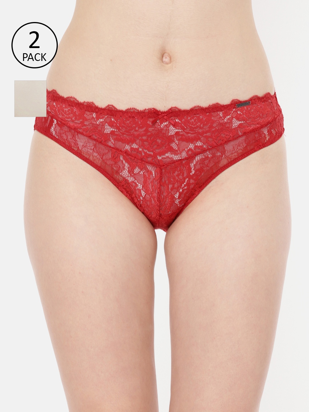 

Amante Women Pack of 2 Briefs, Cream