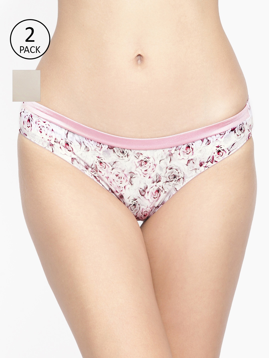 

Amante Women Pack of 2 Briefs, Cream