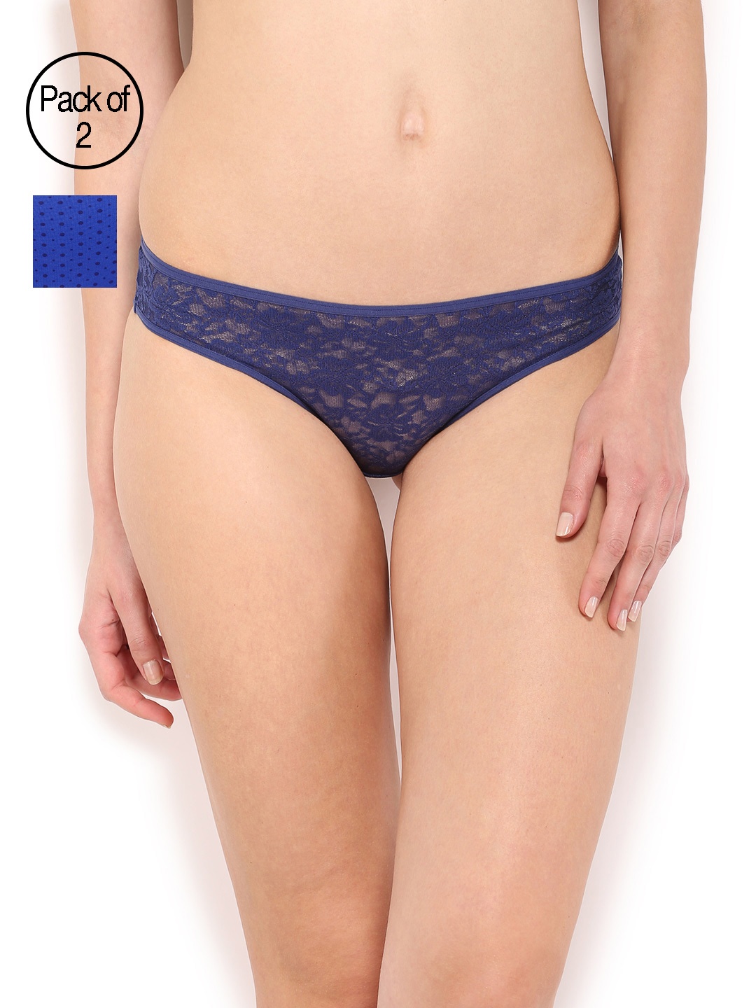 

Amante Women Pack of 2 Briefs, Blue