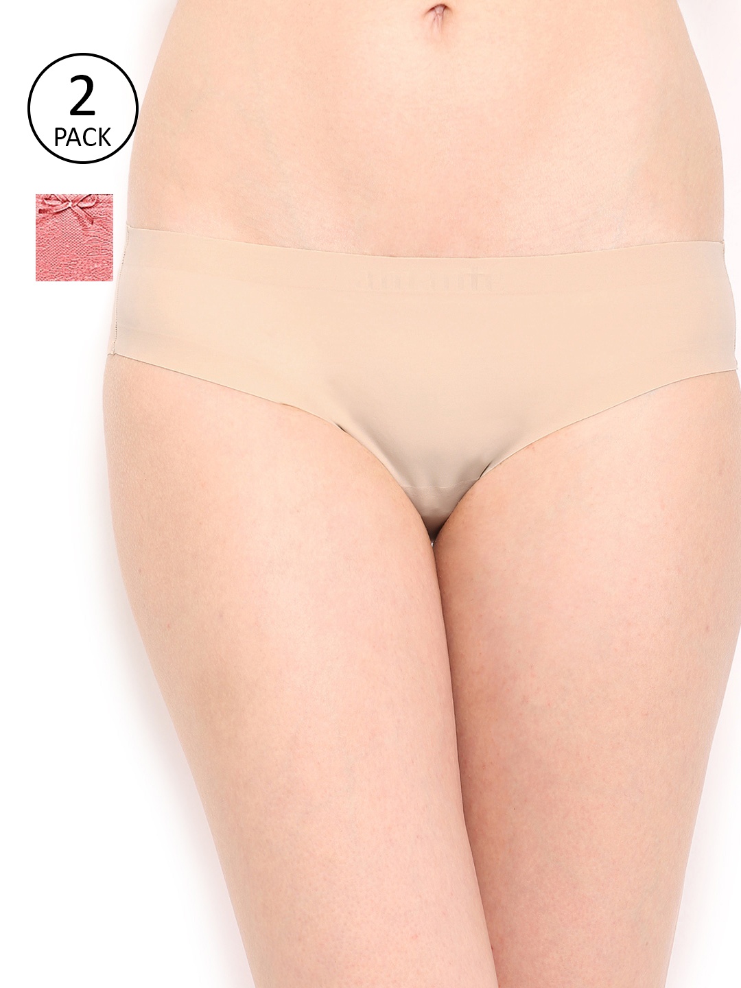 

Amante Women Pack of 2 Briefs, Beige