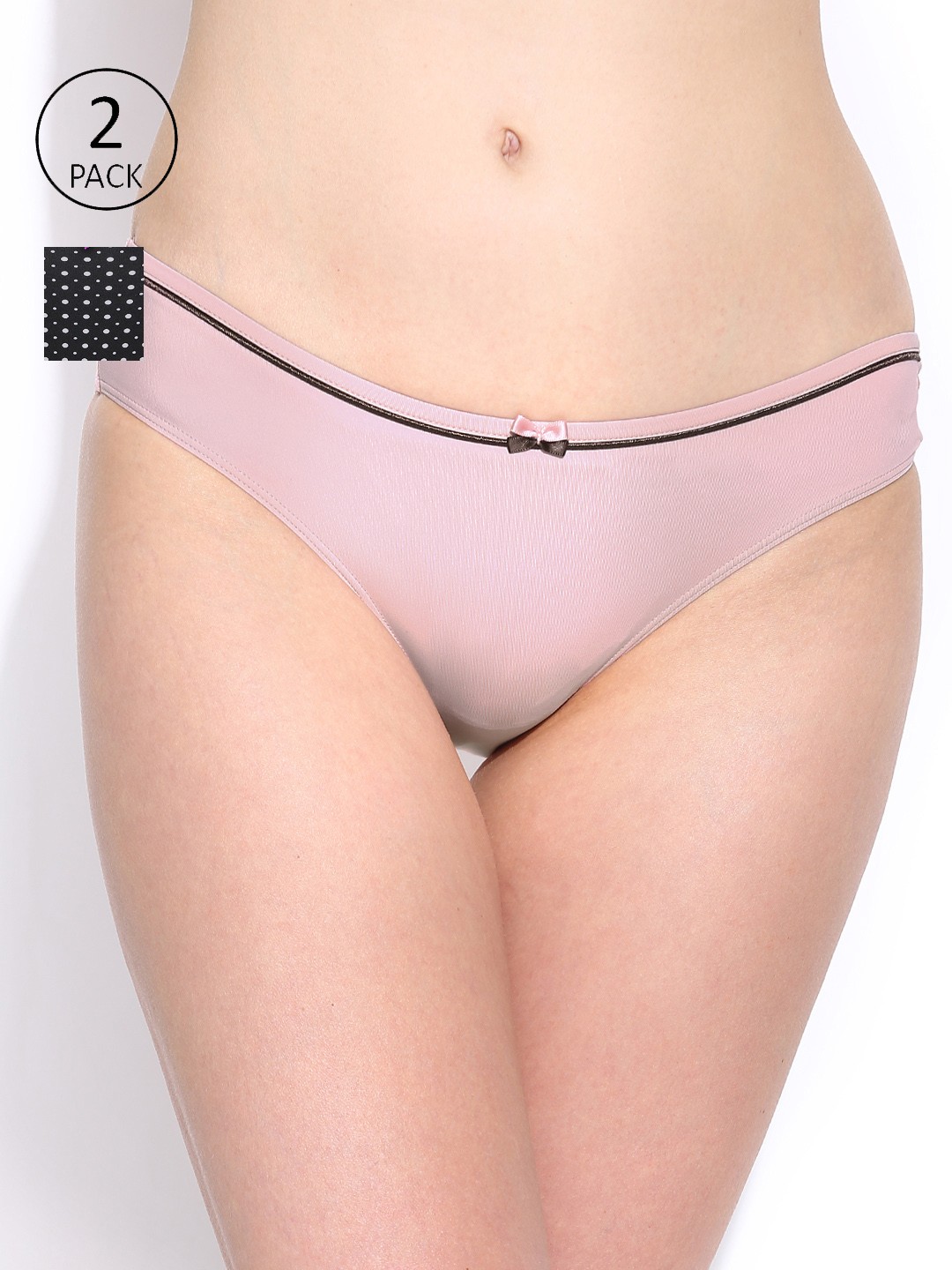 

Amante Women Pack of 2 Briefs, Black