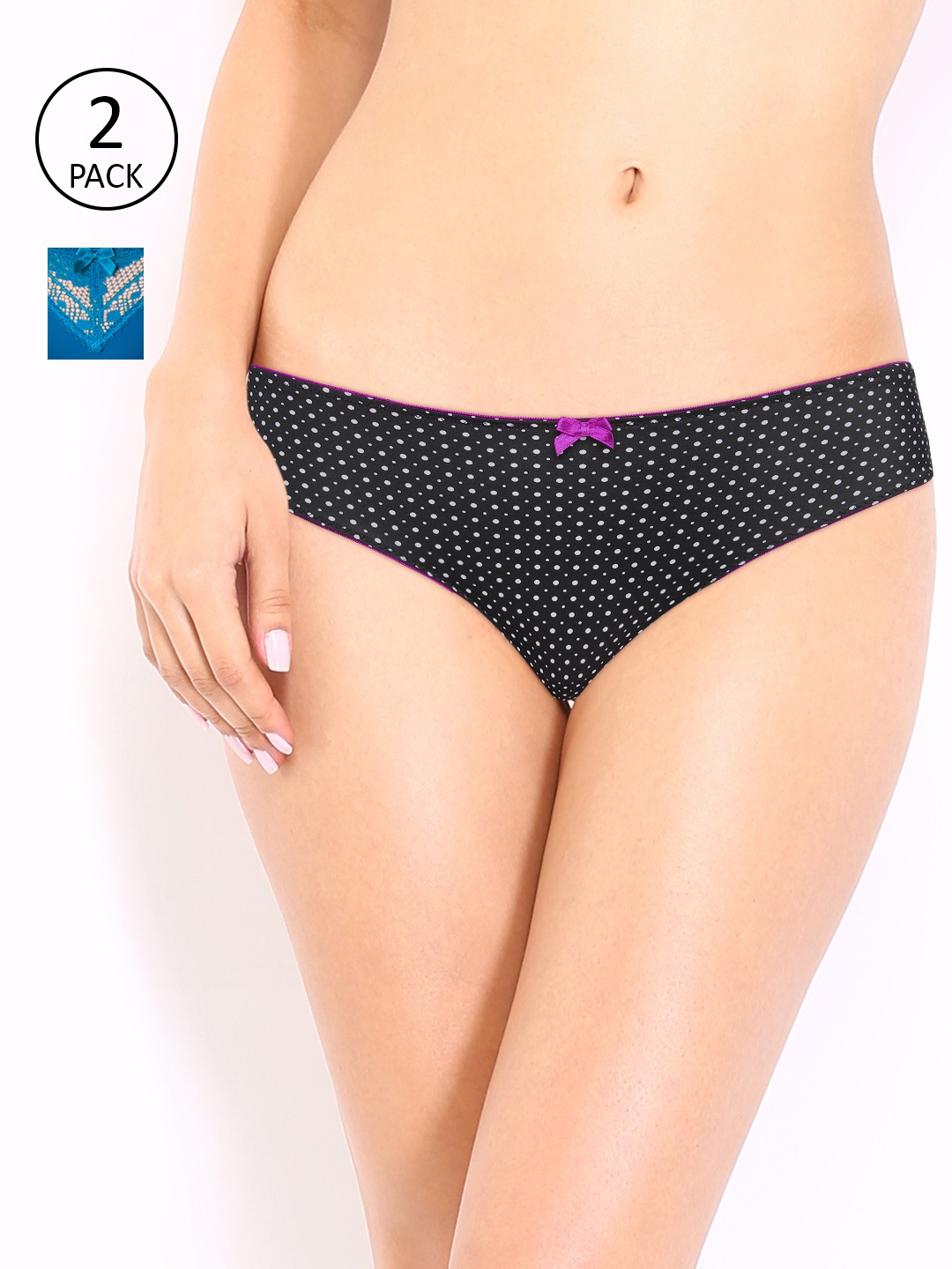 

Amante Women Pack of 2 Briefs, Blue