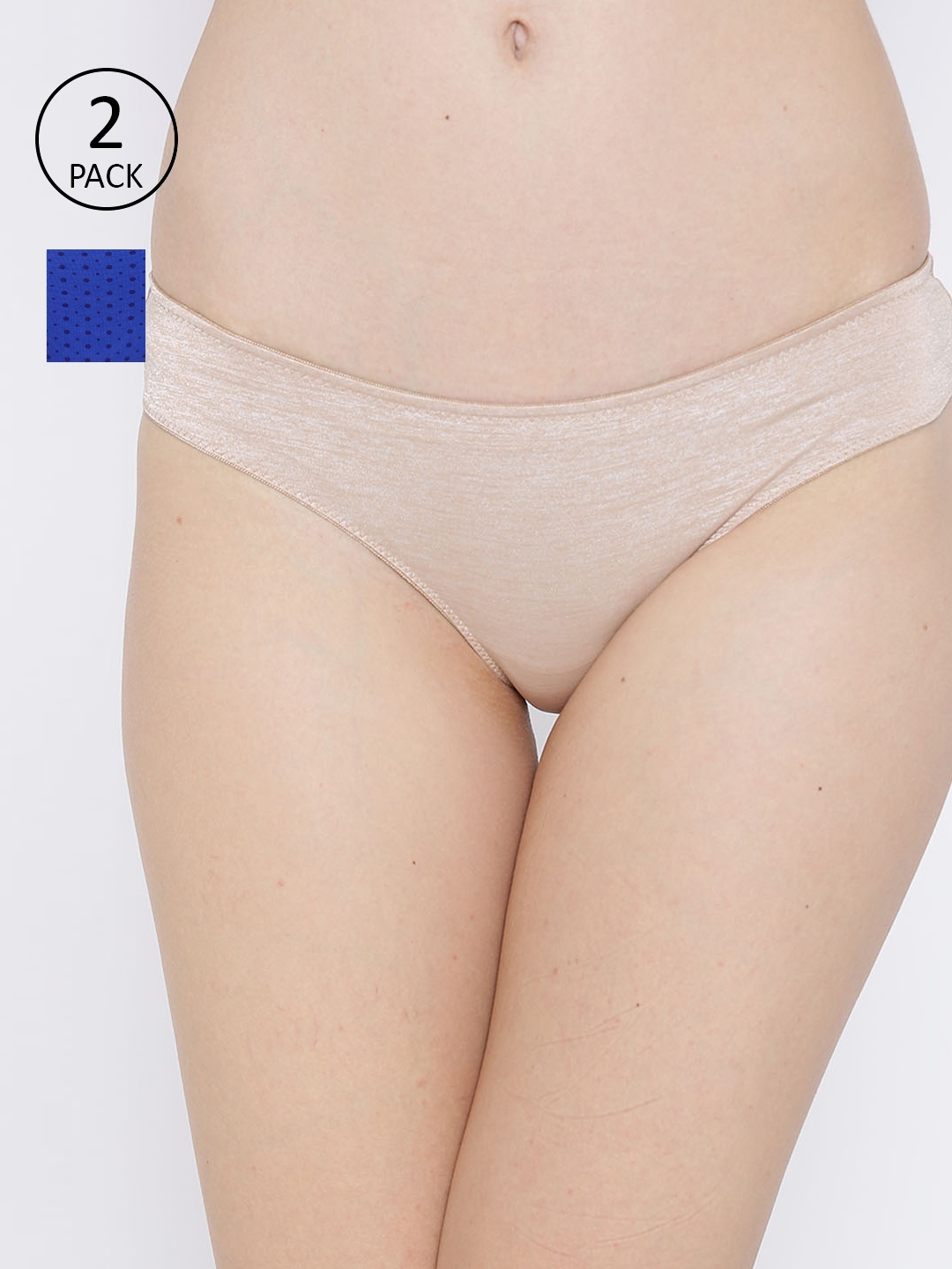 

Amante Women Pack of 2 Briefs, Beige