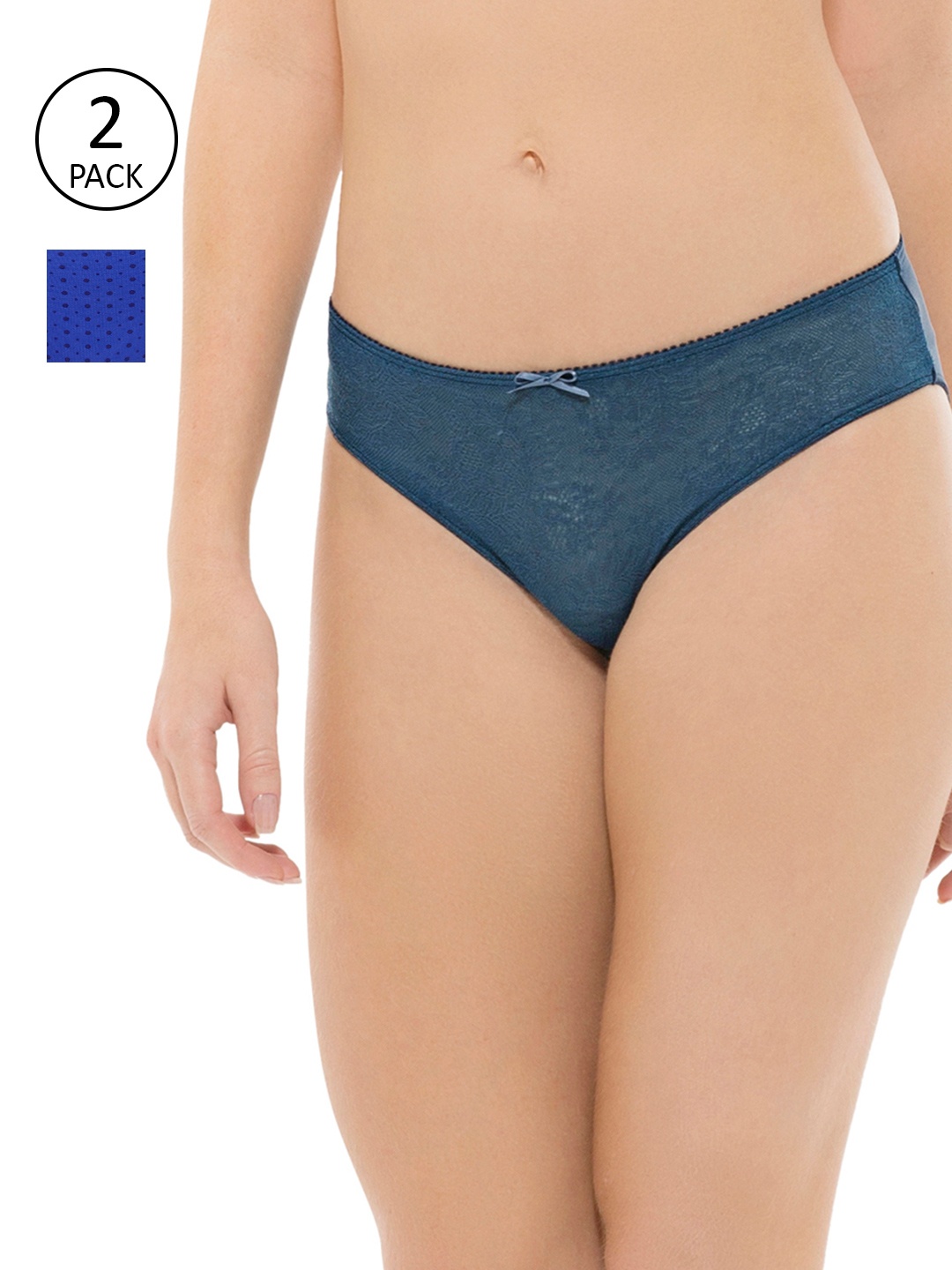 

Amante Women Pack of 2 Briefs, Blue