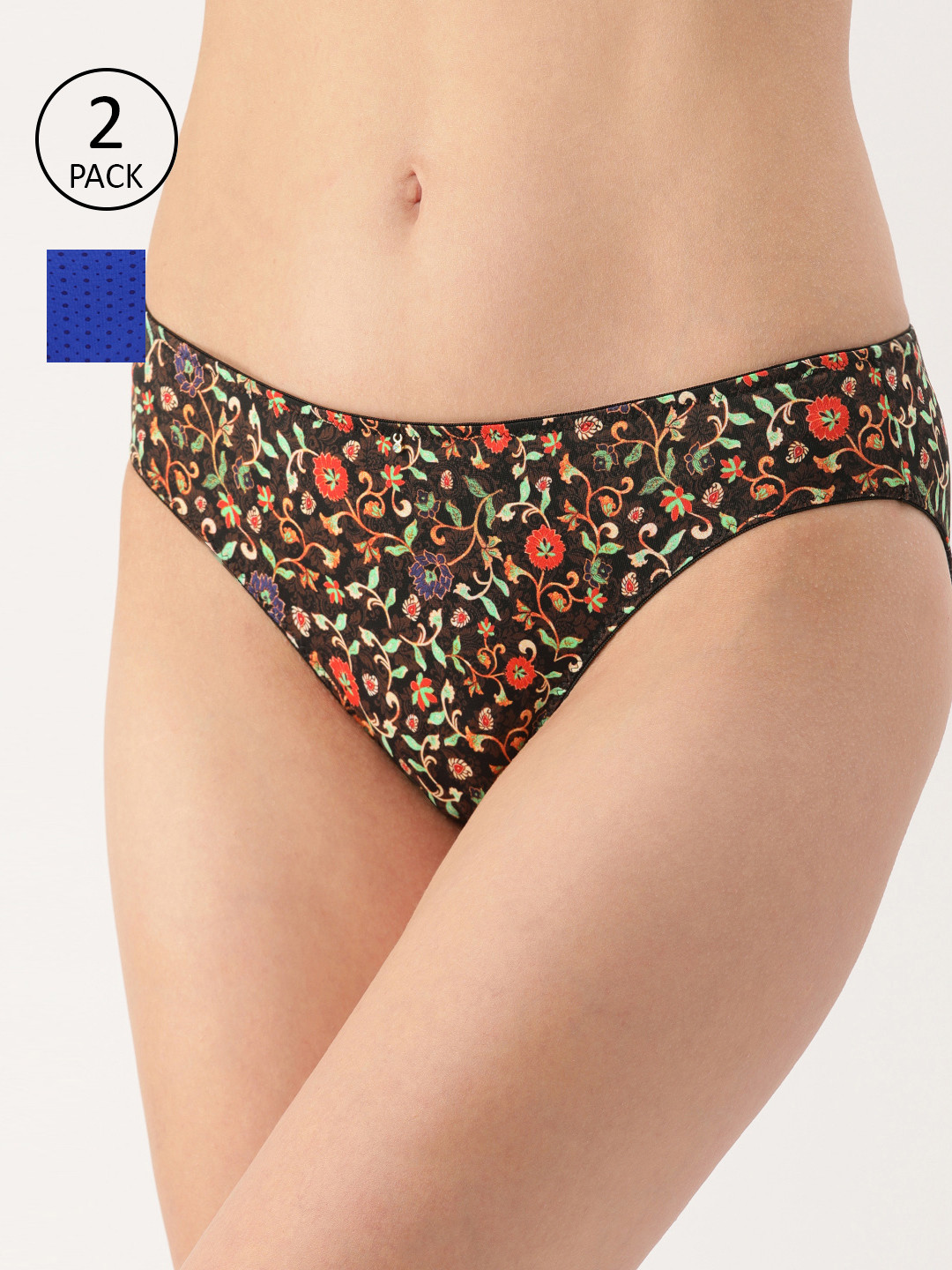 

Amante Women Pack of 2 Briefs, Black