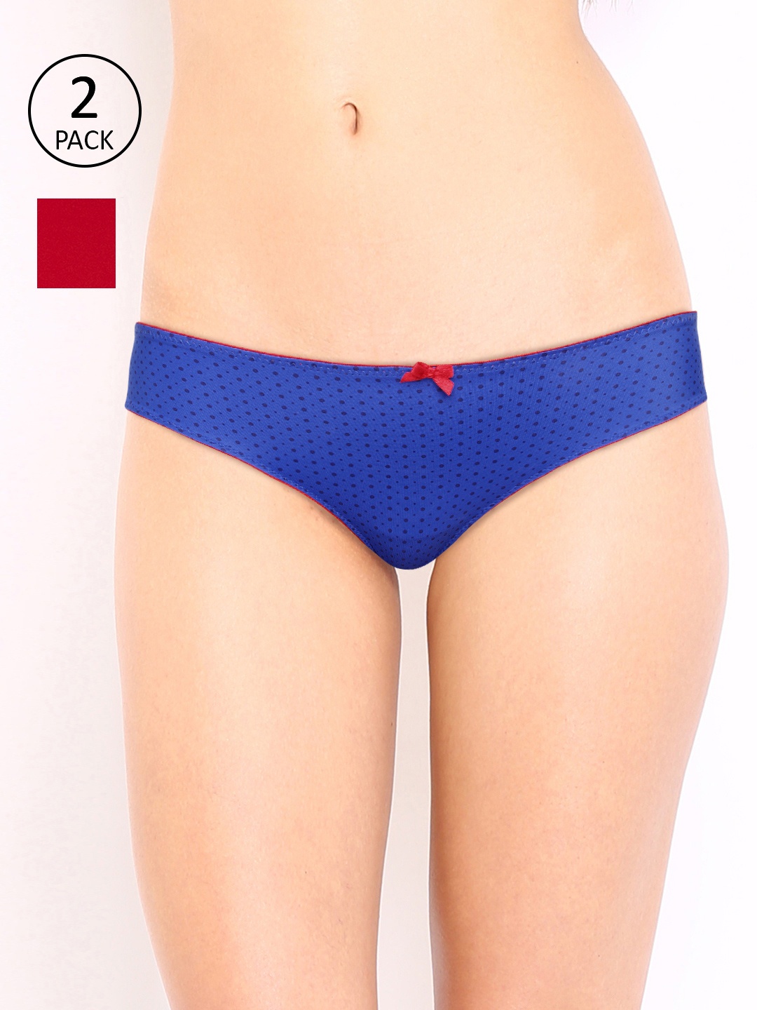 

Amante Women Pack of 2 Briefs, Red