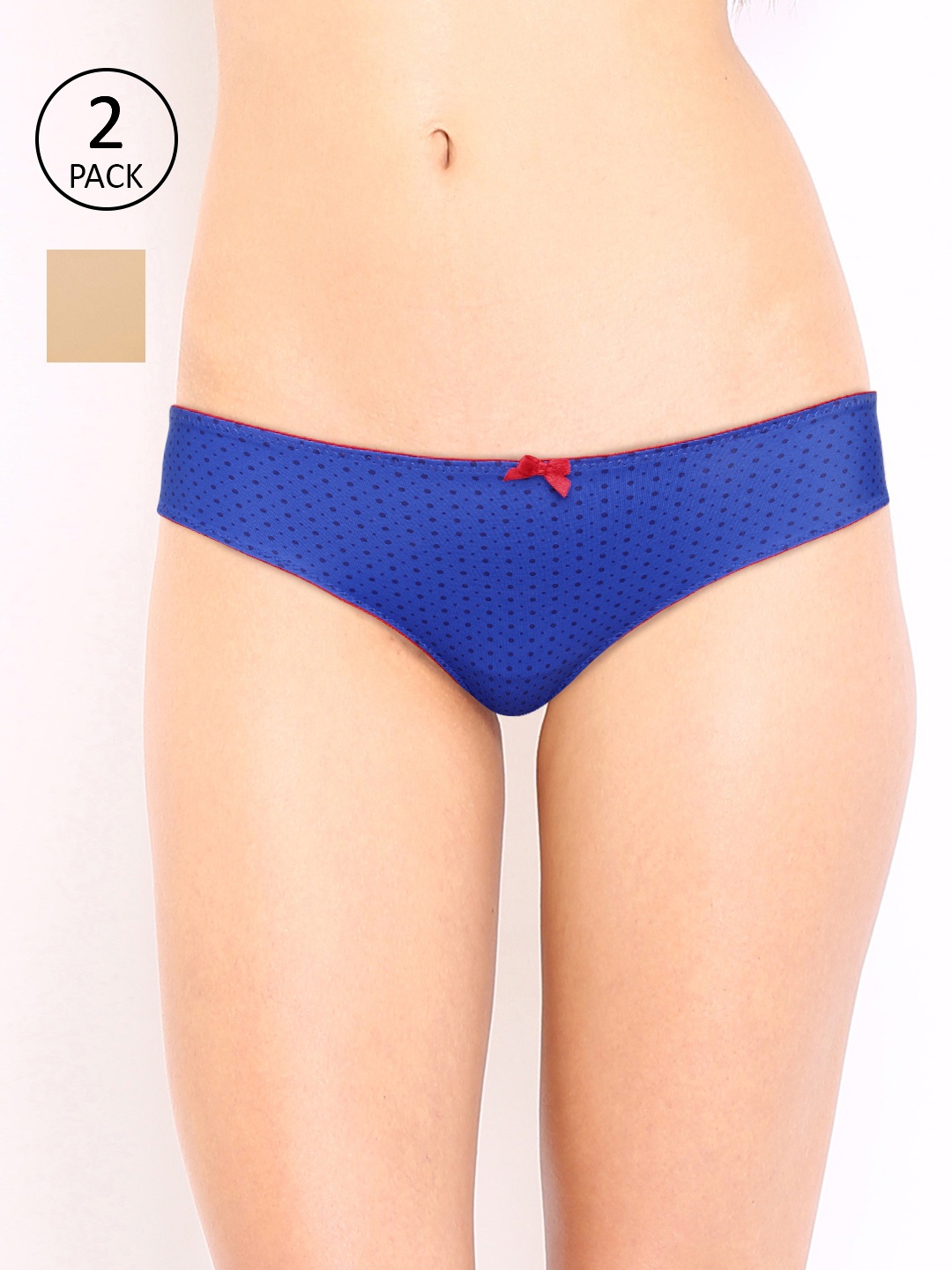 

Amante Women Pack of 2 Briefs, Beige