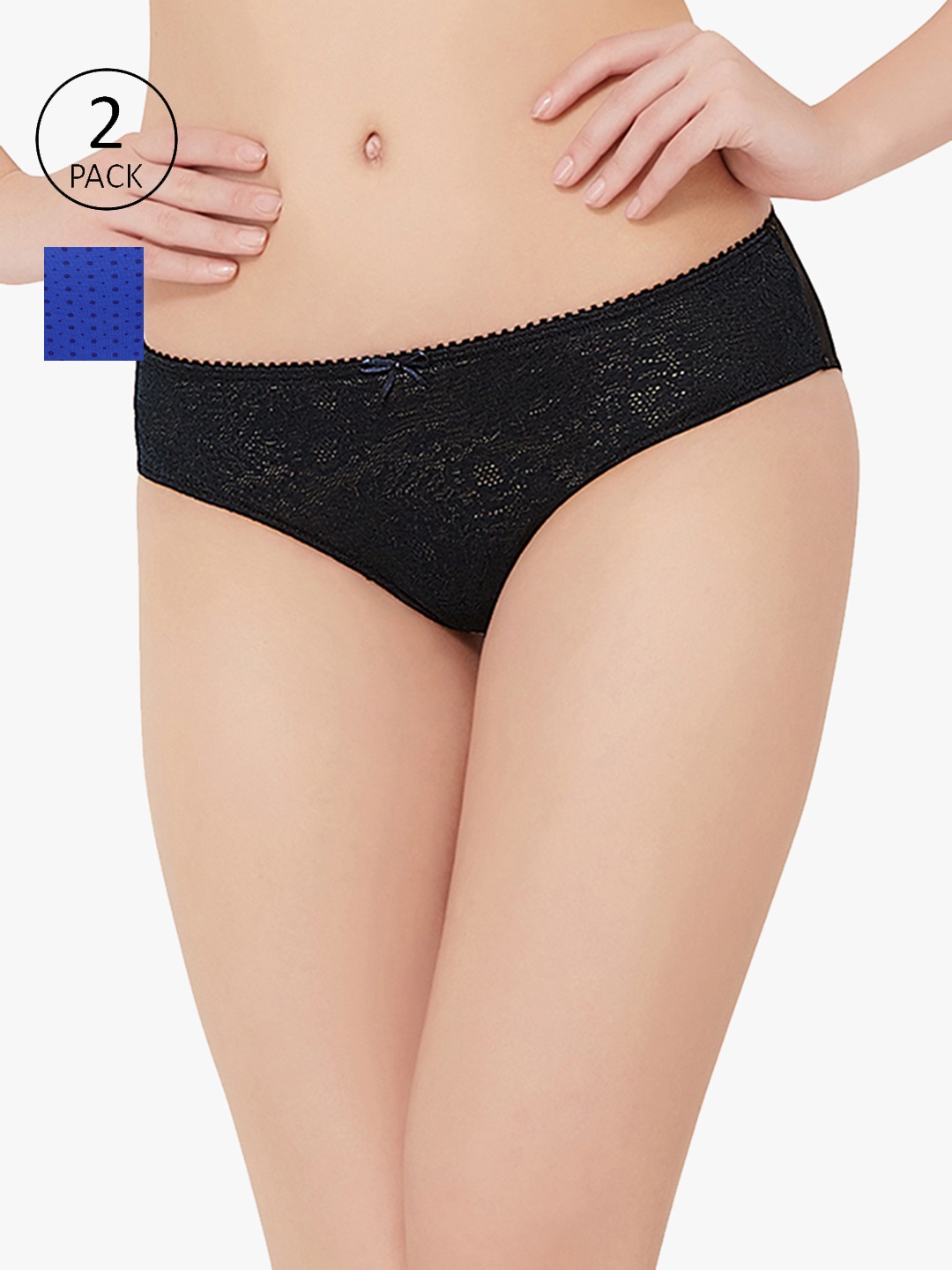 

Amante Women Pack of 2 Briefs, Black