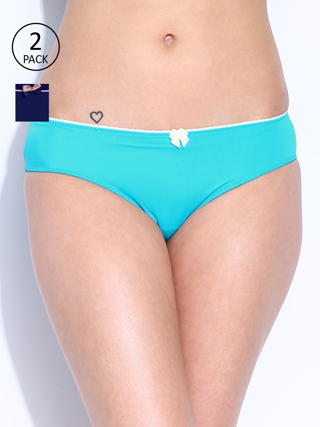 

Amante Women Pack of 2 Briefs, Blue