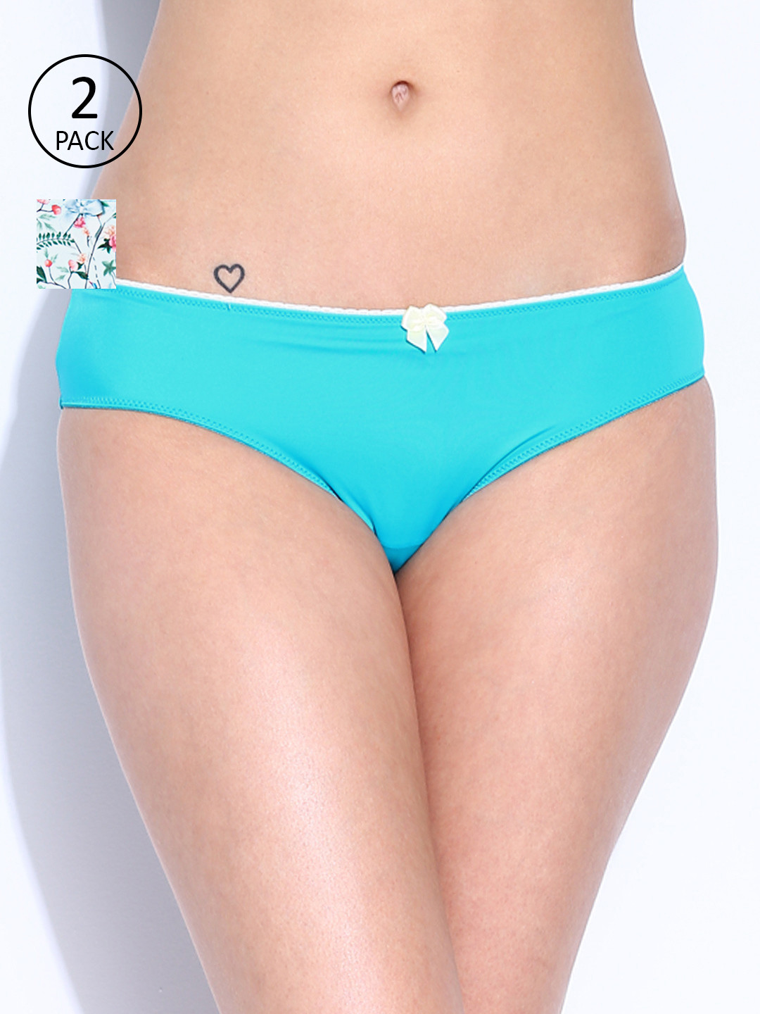 

Amante Women Pack of 2 Briefs, Blue