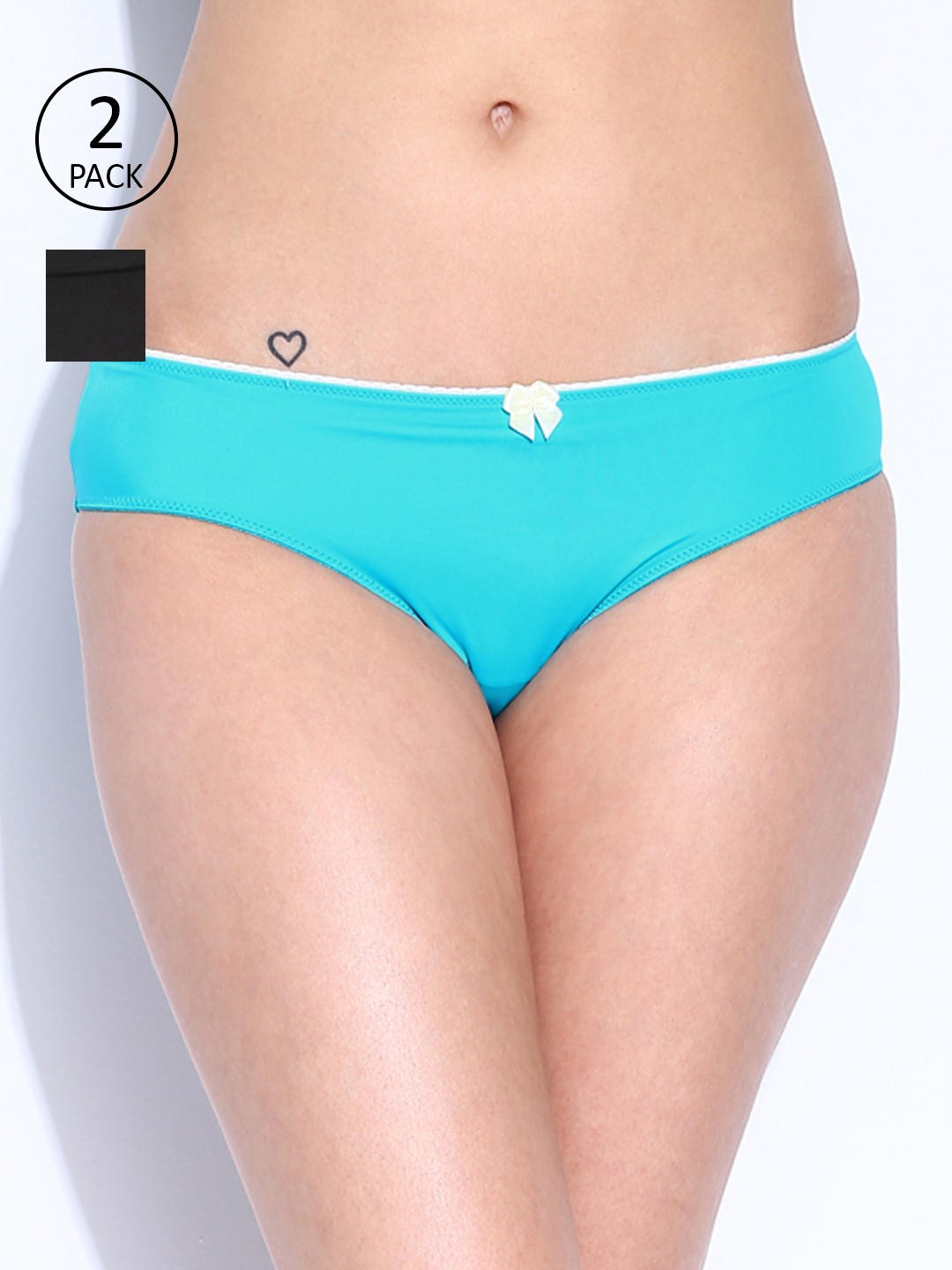 

Amante Women Pack of 2 Briefs, Black