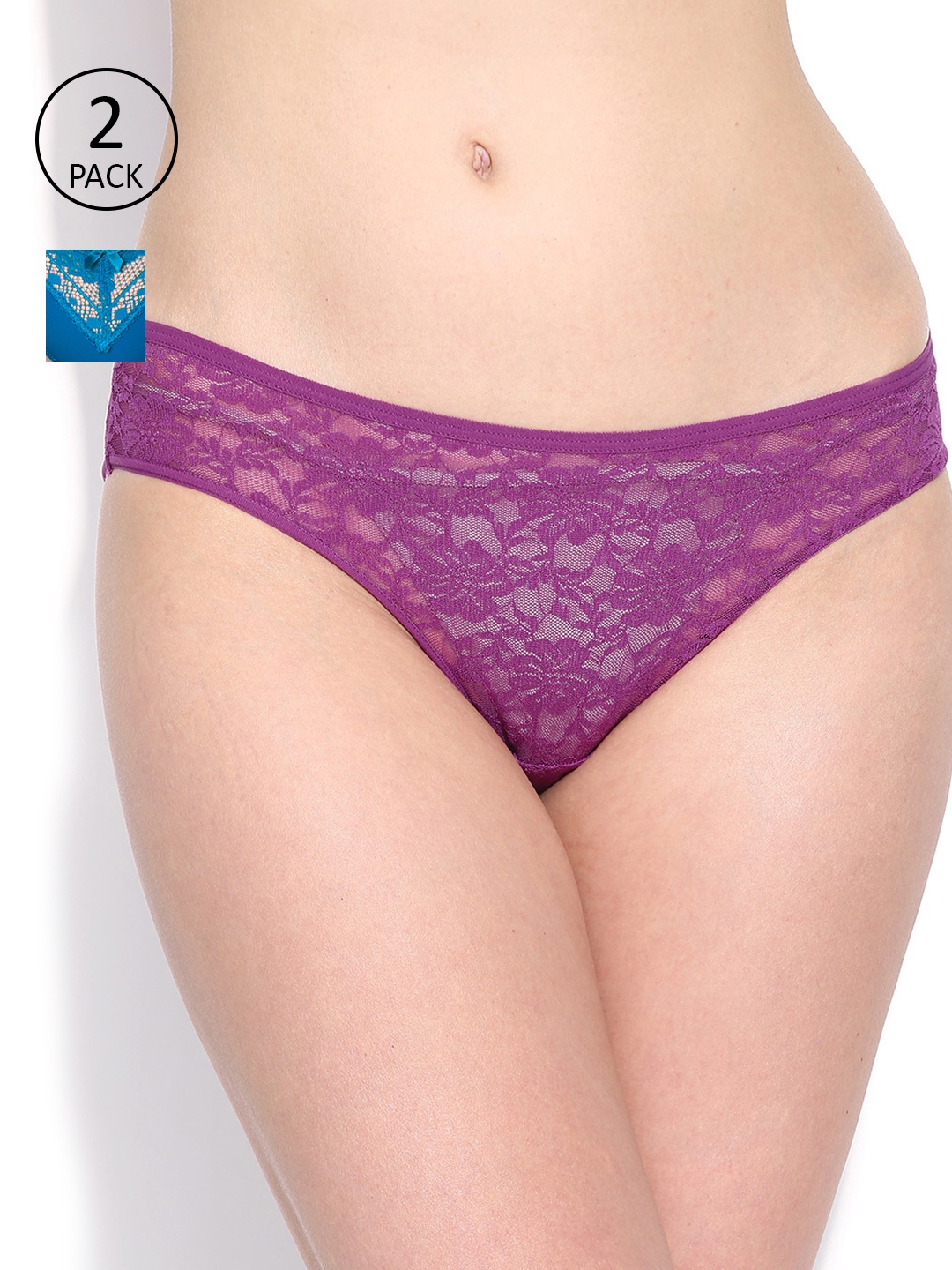

Amante Women Pack of 2 Briefs, Blue