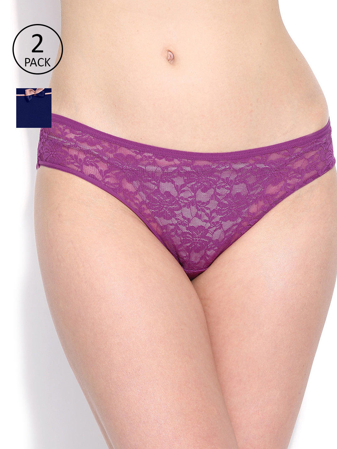 

Amante Women Pack of 2 Briefs, Purple