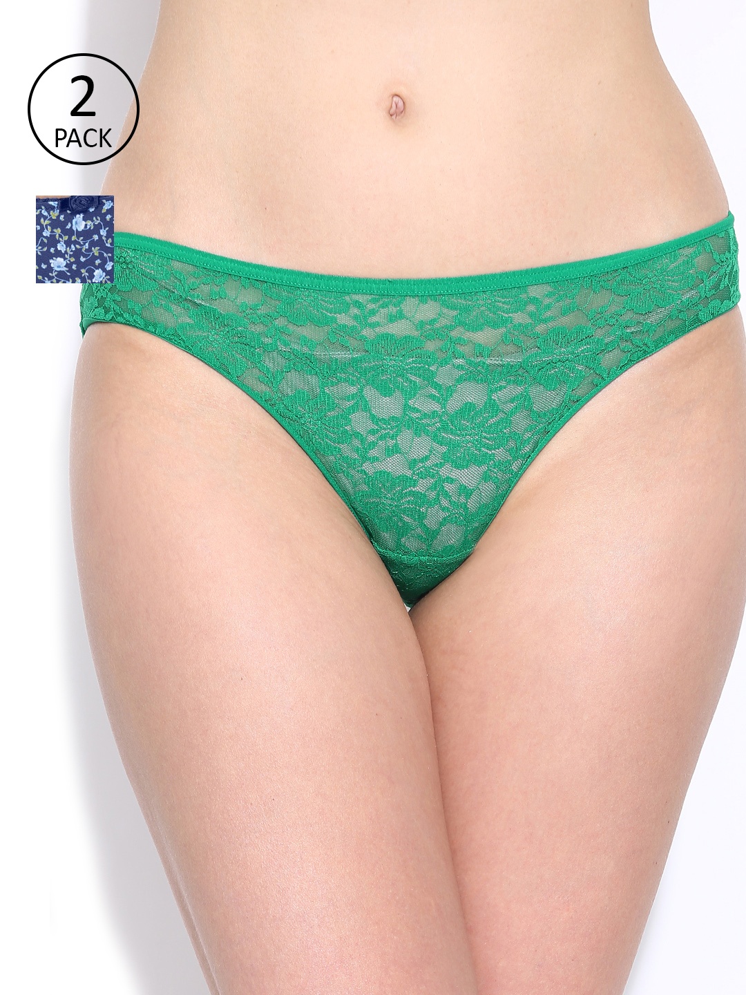 

Amante Women Pack of 2 Briefs, Blue