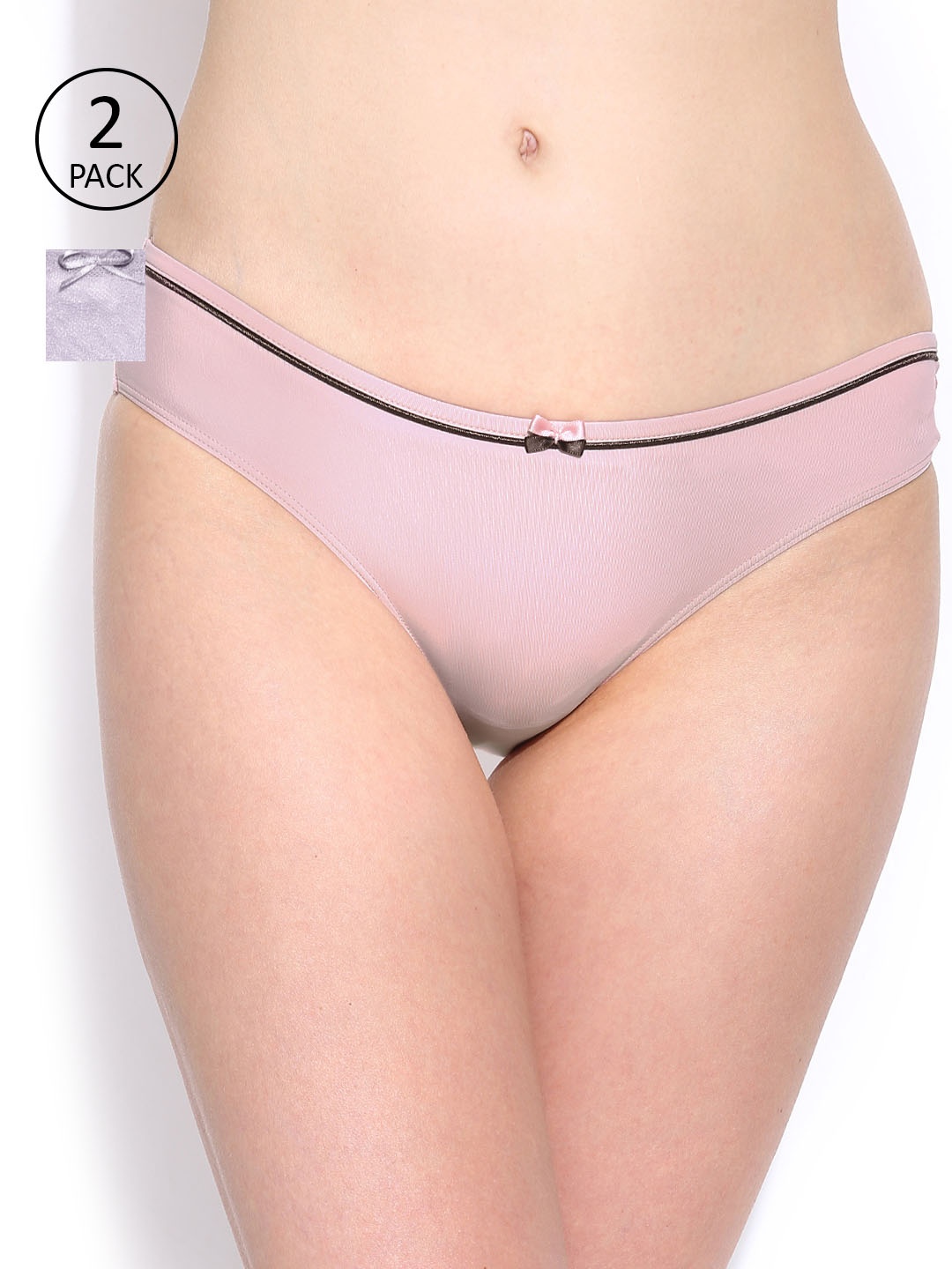 

Amante Women Pack of 2 Briefs, Pink