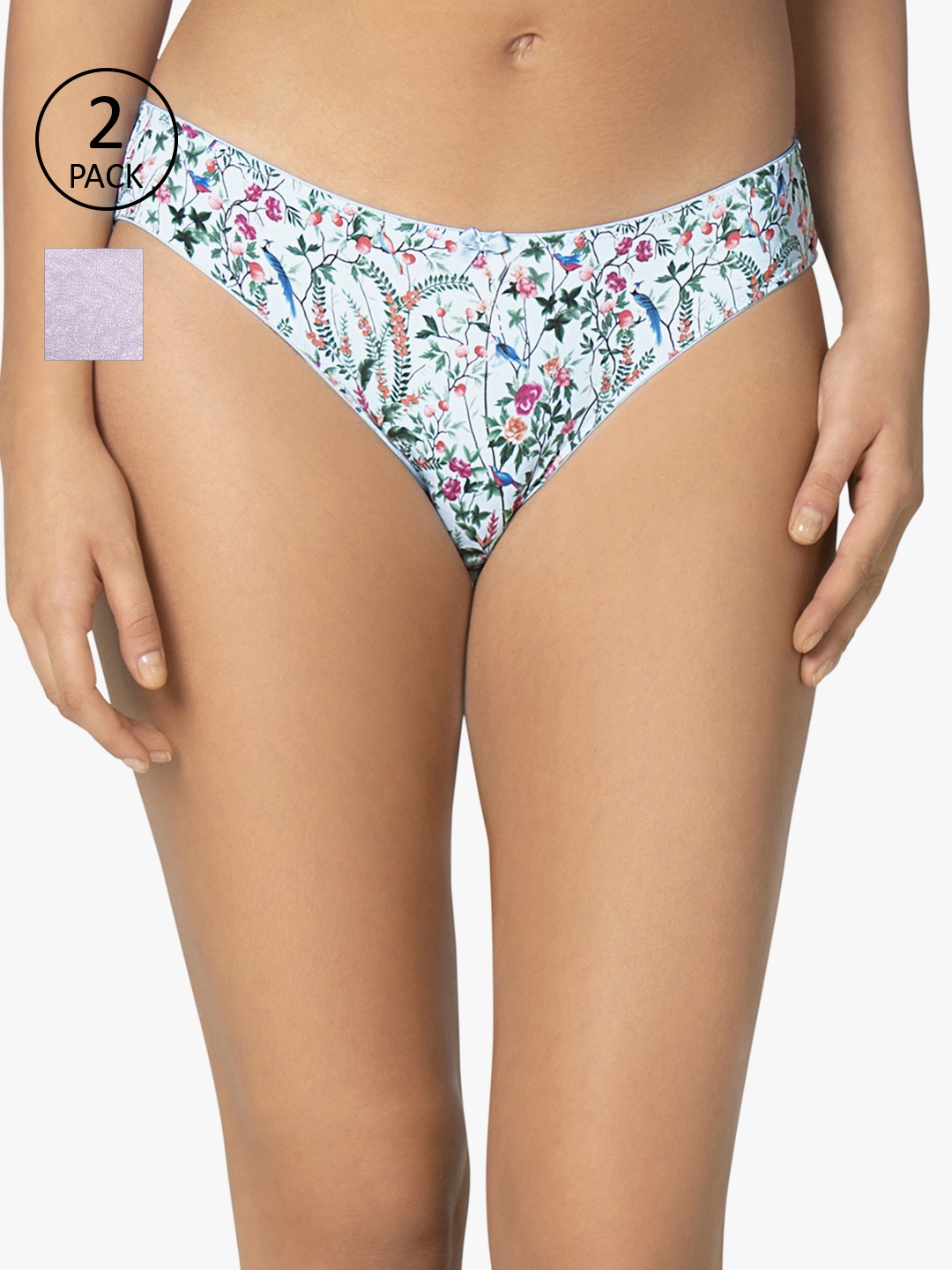 

Amante Women Pack of 2 Briefs, Mauve