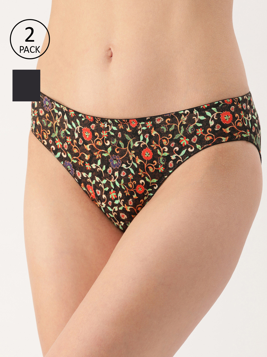 

Amante Women Pack of 2 Briefs, Black